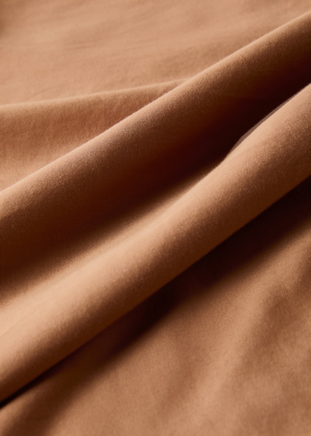 Washed cotton satin double-stitched duvet cover for 180/200 cm bed