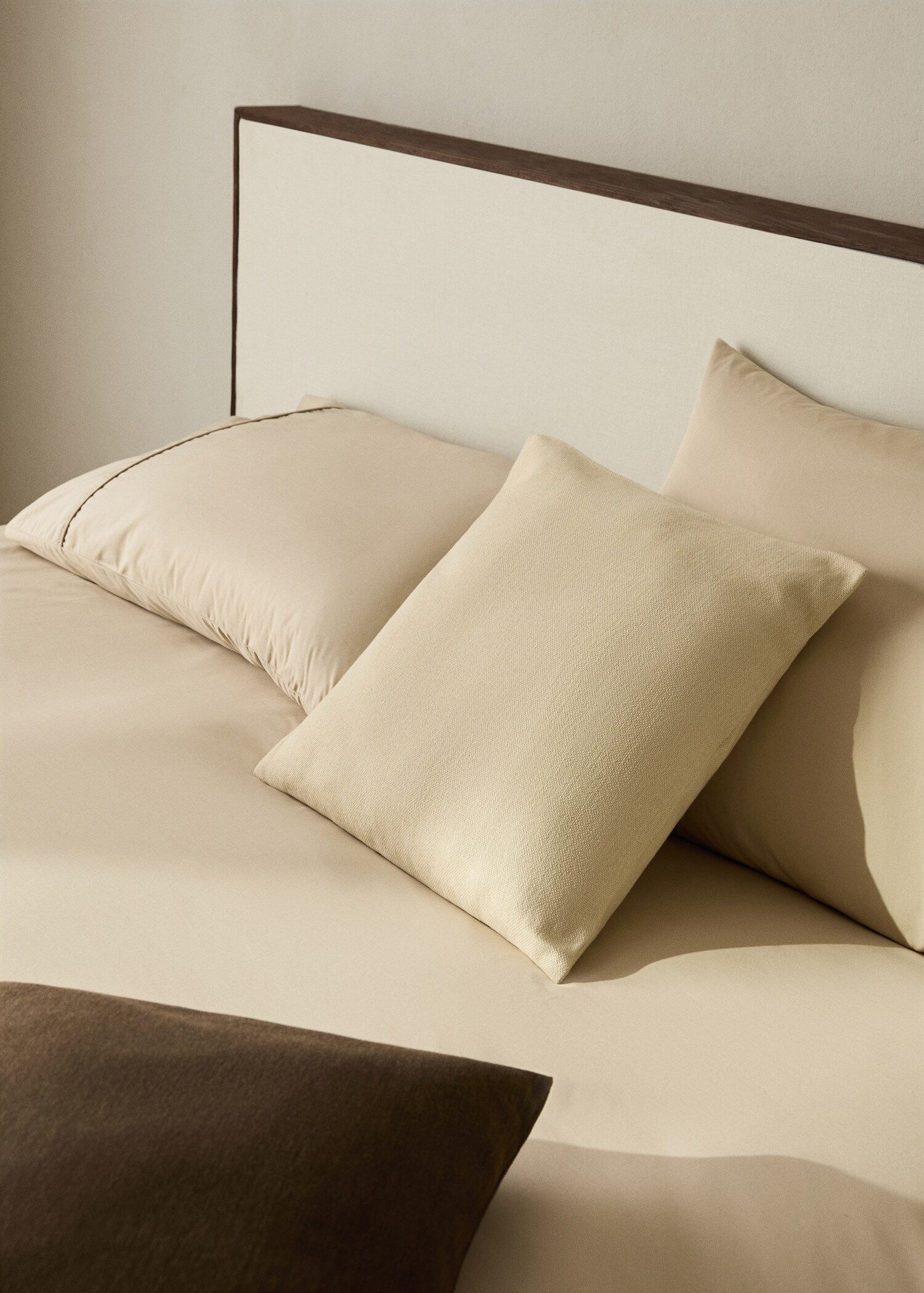 Bettbezug aus Baumwoll-Perkal, 500er Fadendichte, 150/160 cm Bett - Detail des Artikels 7