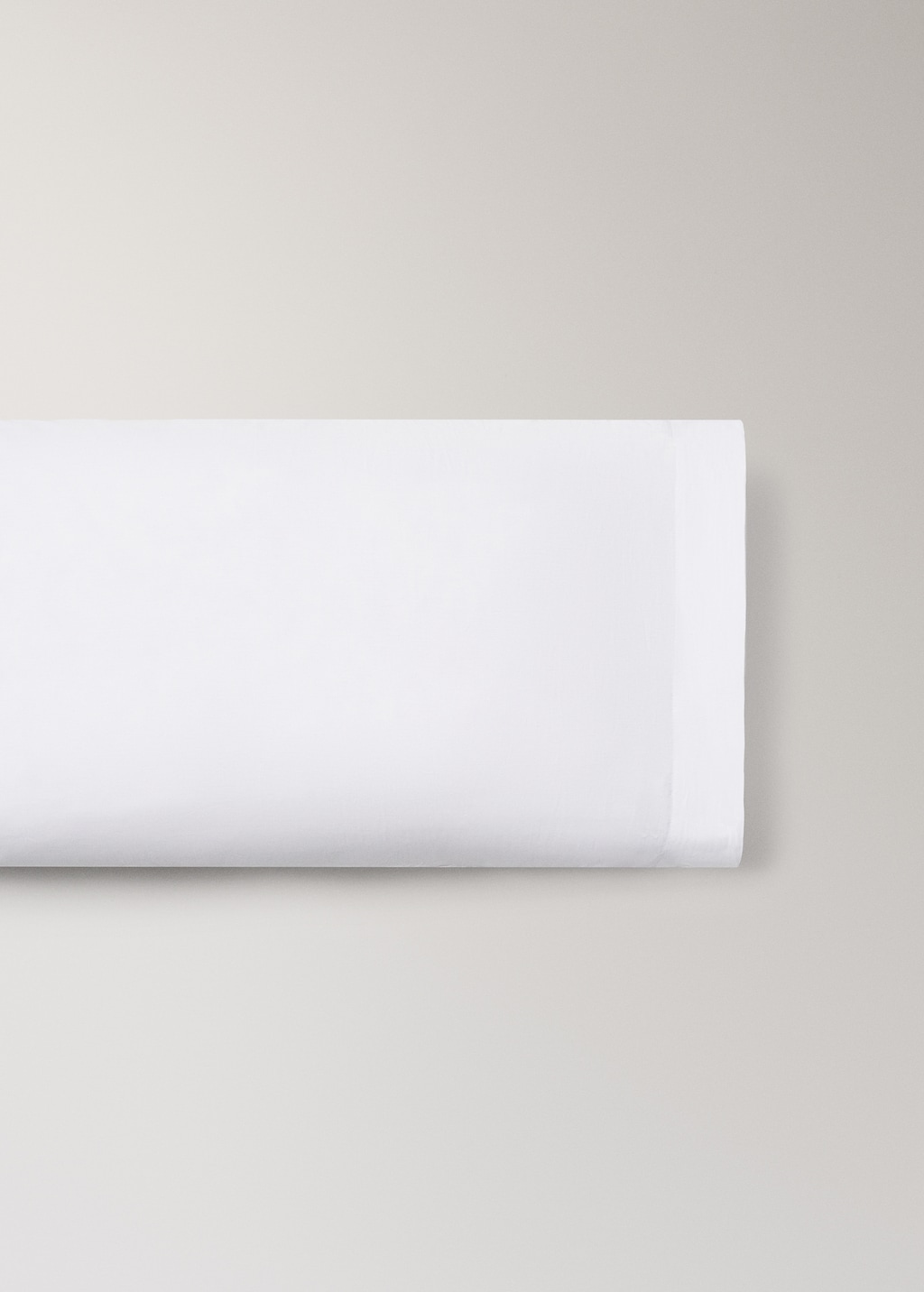 Percale cotton pillowcase 45x110cm