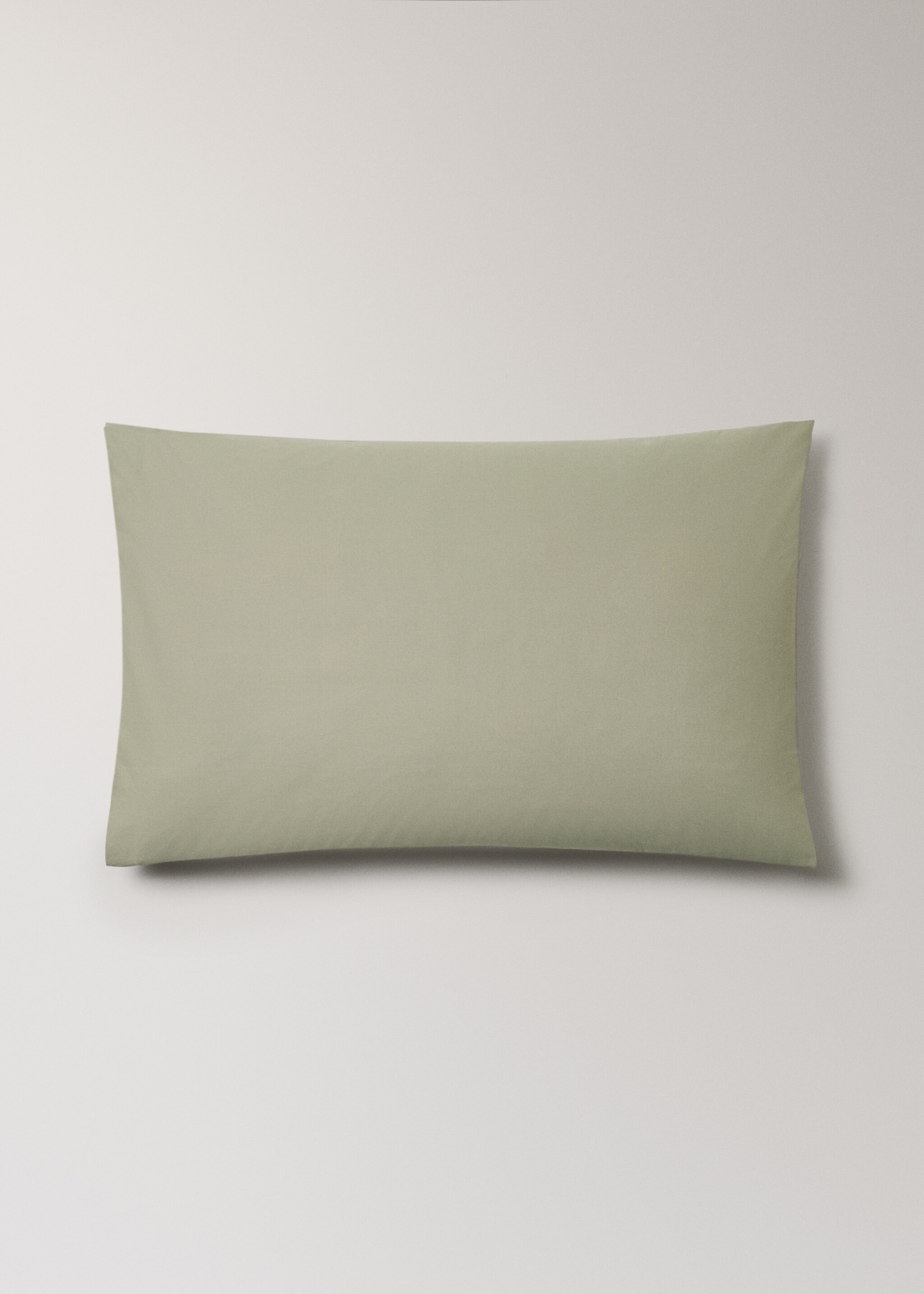 Dos fundas almohada algodón percal 50x75cm - Artículo sin modelo, Verde. Ref: 17021556-00.