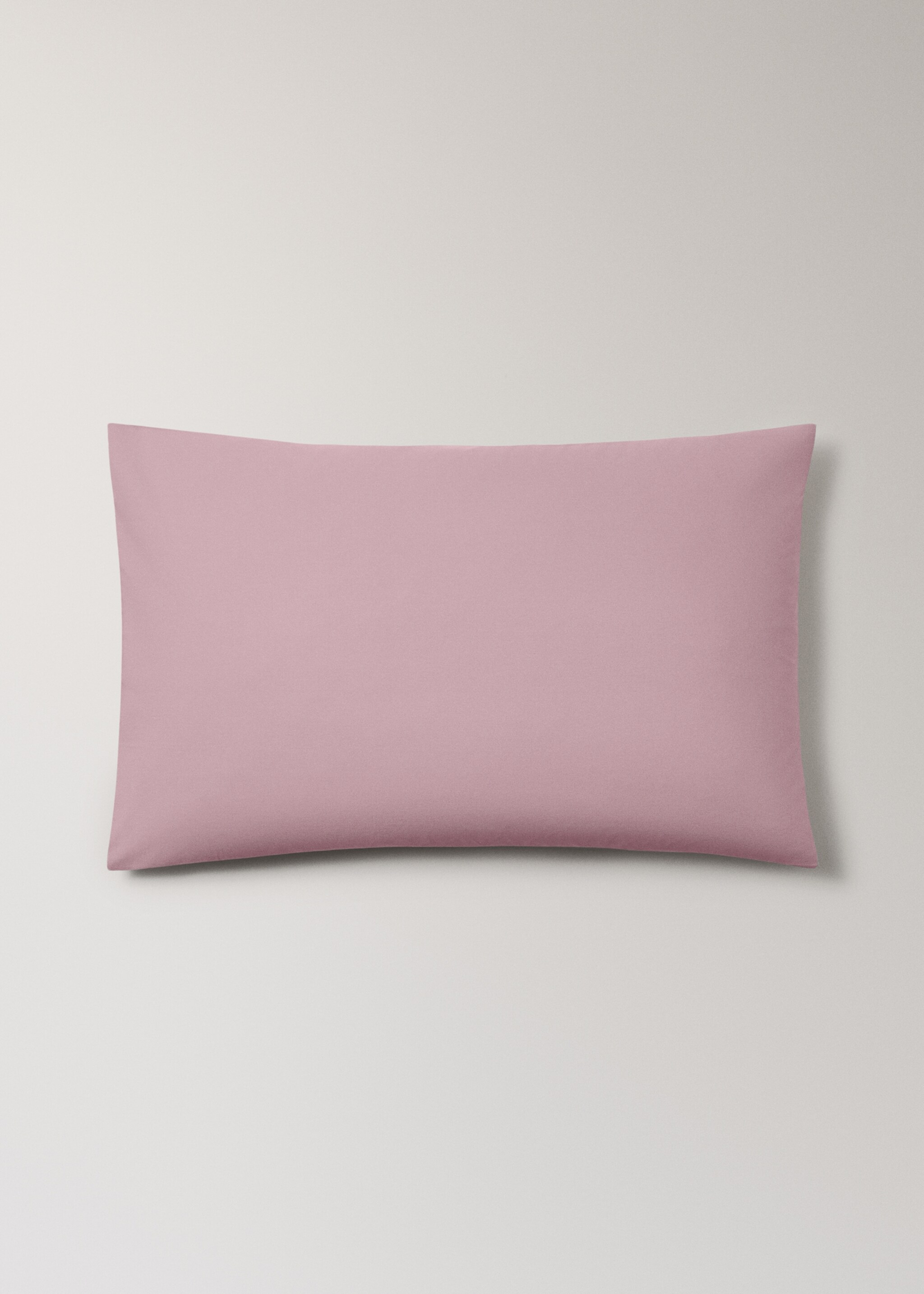 Dos fundas almohada algodón percal 50x75cm - Artículo sin modelo, Ciruela. Ref: 17021556-00.