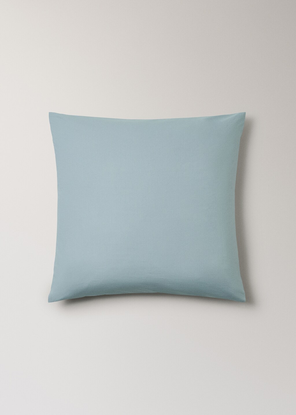 Two cotton percale pillowcases 60x60cm