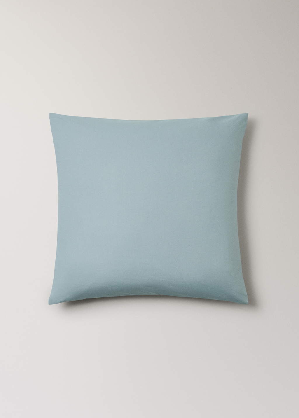 Two cotton percale pillowcases 60x60cm