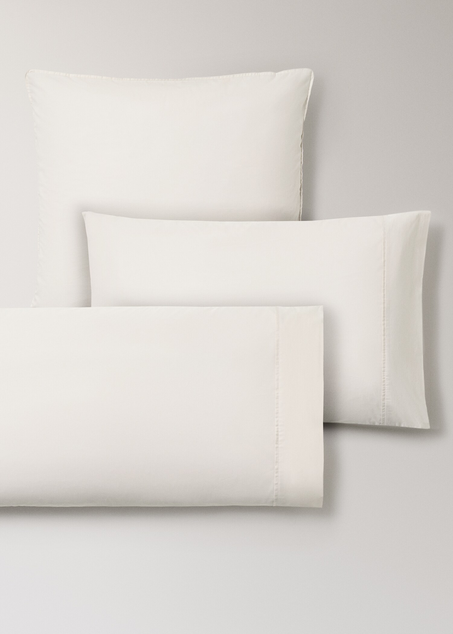 Funda almohada algodón percal 300 hilos 45x110 cm - Detalle del artículo 4