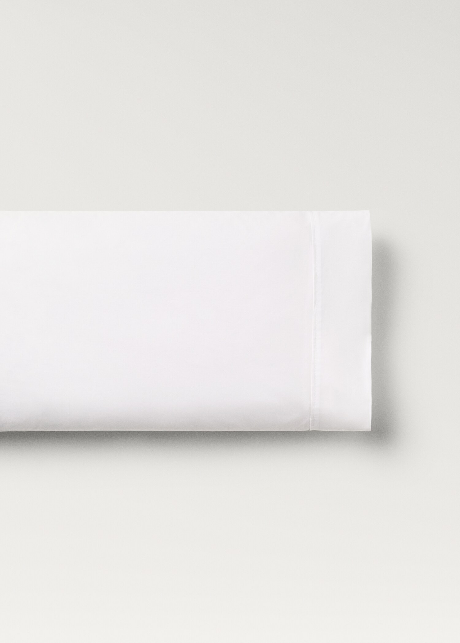 300-thread count cotton percale pillowcase 45x110 cm - Article without model
