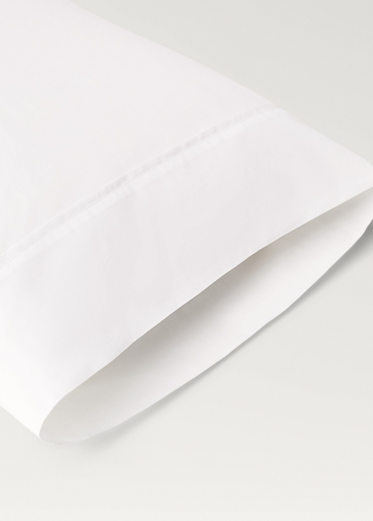 300-thread count cotton percale pillowcase 45x110 cm - Details of the article 2