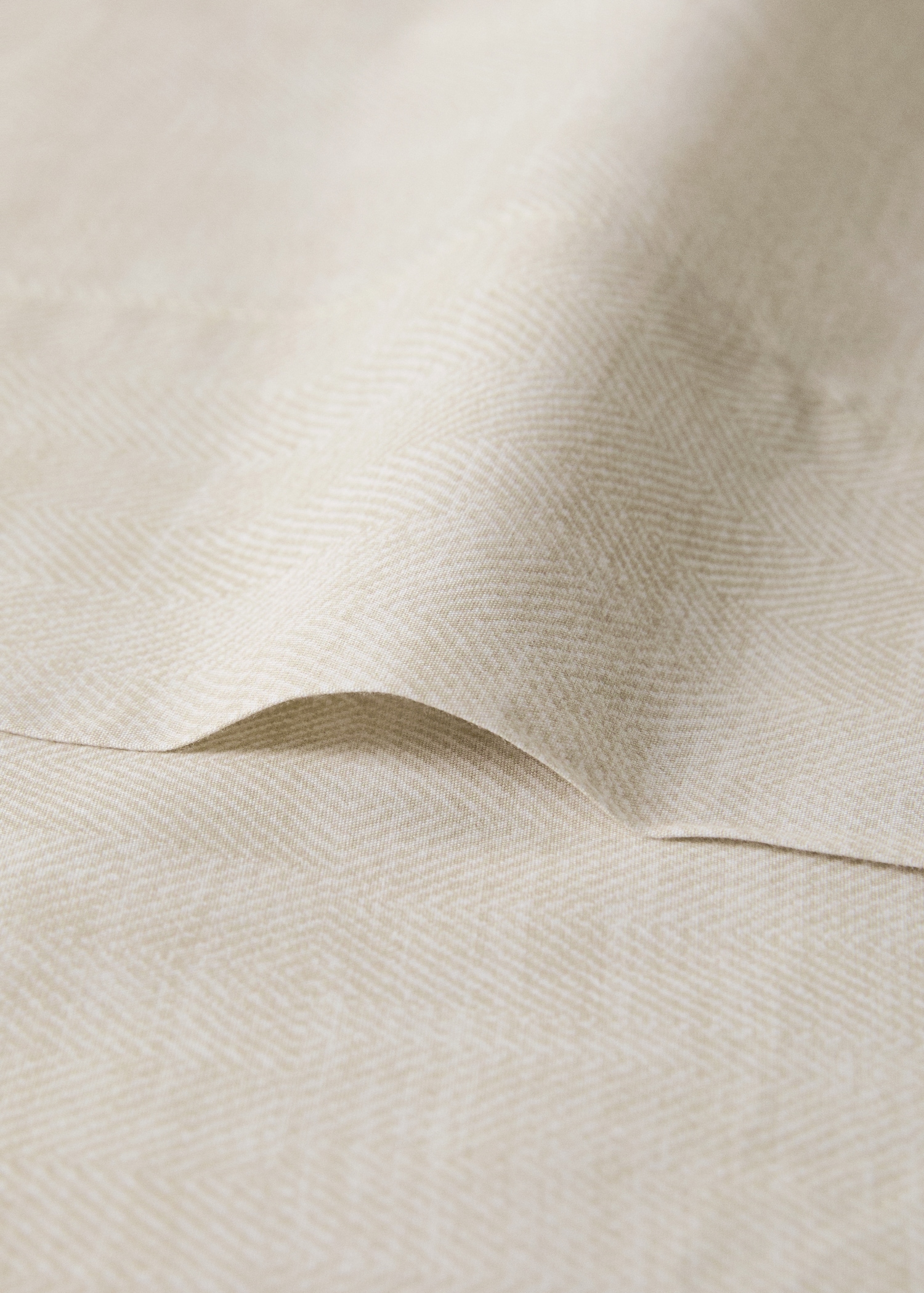 Percale cotton floral-print top sheet for 135/140 cm bed - Details of the article 1