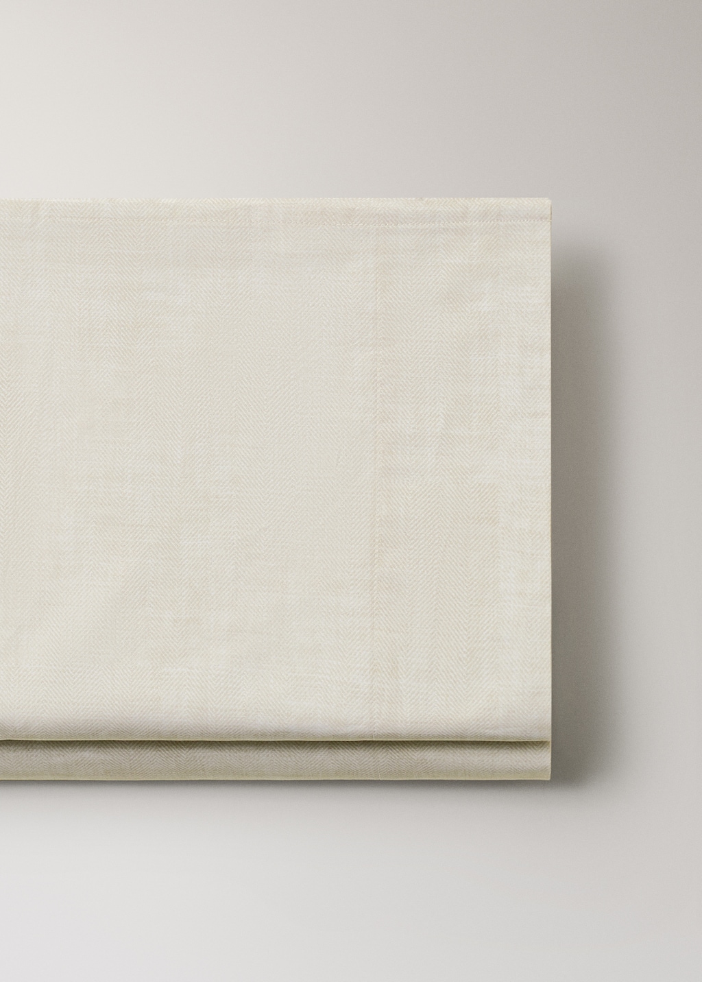 200-thread count percale cotton flat sheet for 150/160 cm bed