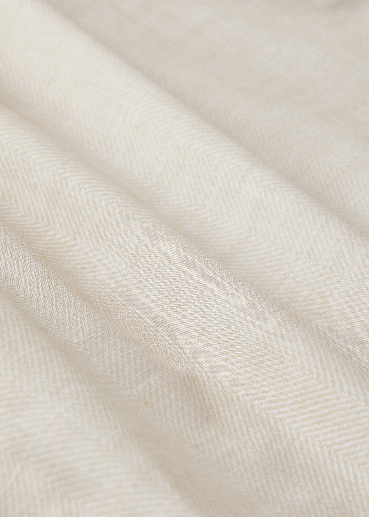 Percale cotton floral-print top sheet for 180 cm bed - Details of the article 2