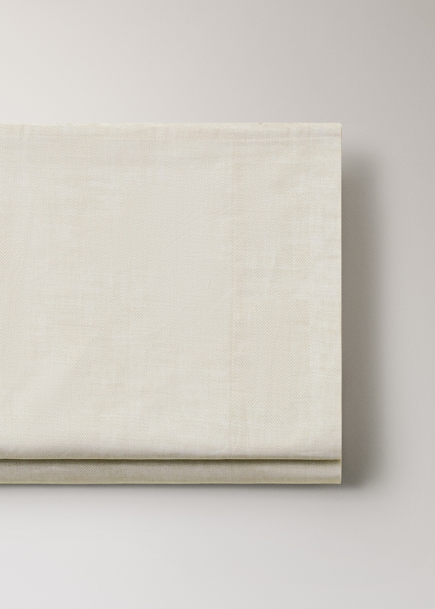 Percale cotton floral-print top sheet for 180 cm bed - Details of the article 3