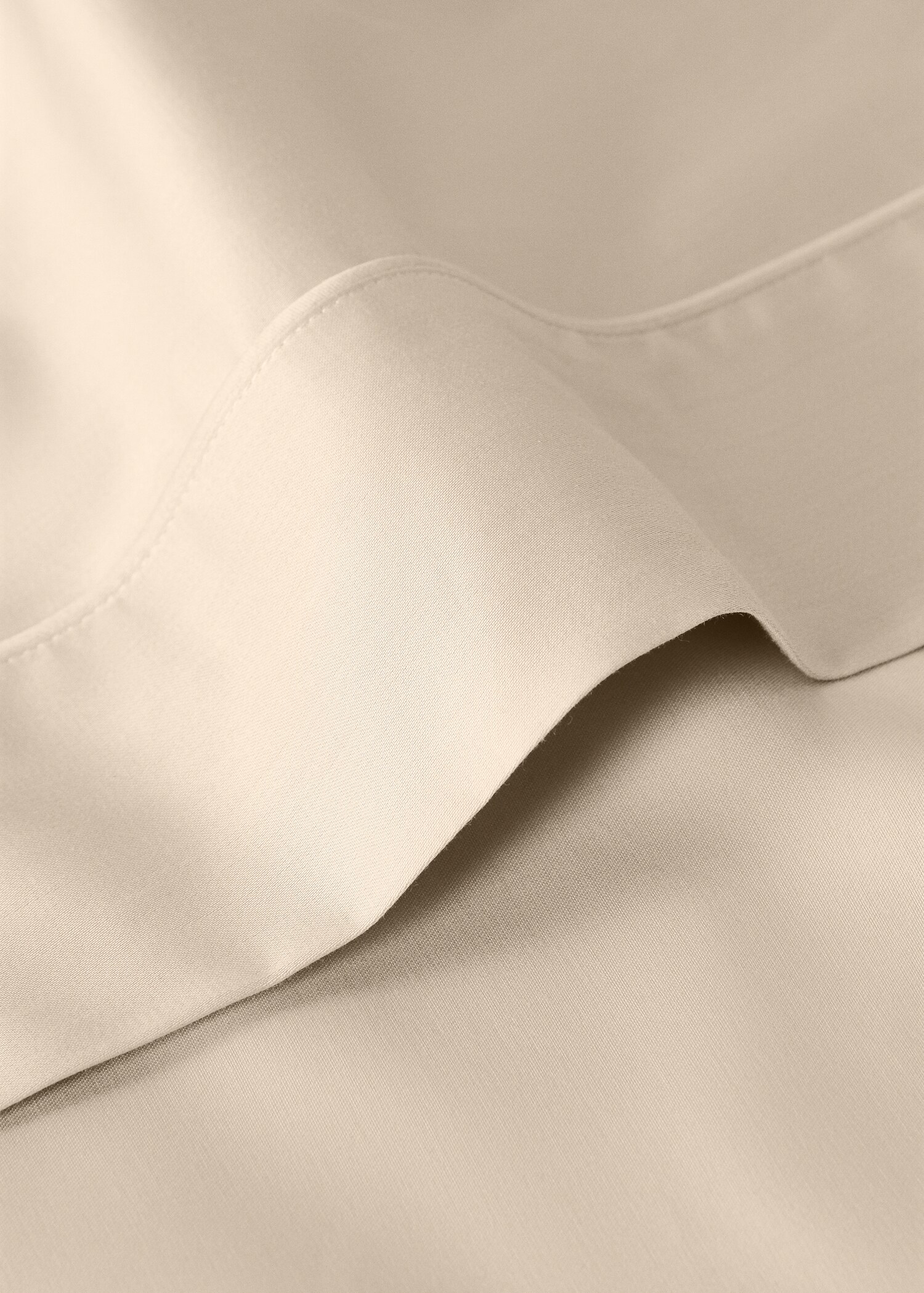 Bovenlaken katoensatijn 600-draads, bed 180/200 cm - Detail van het artikel 1