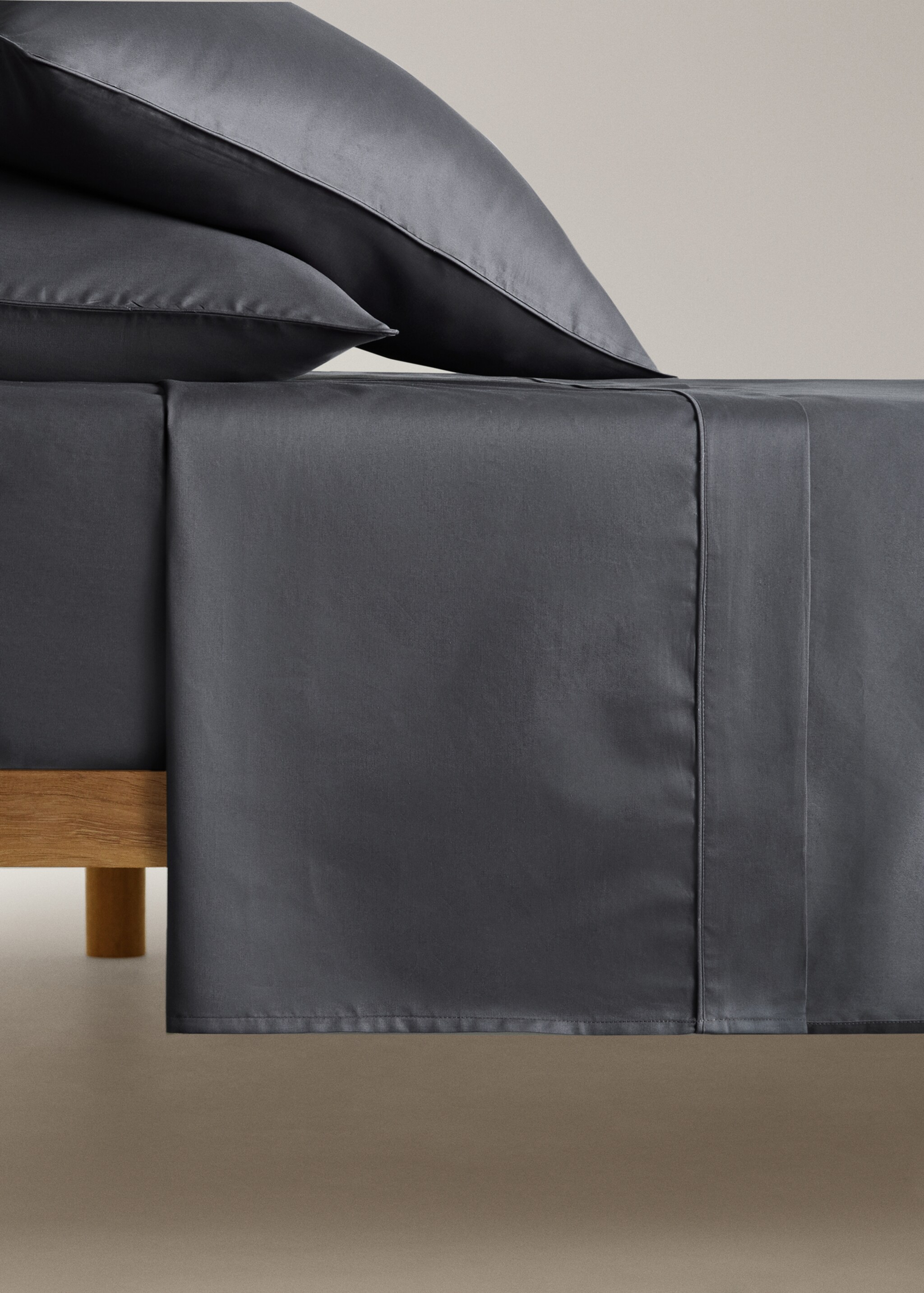 Countertop sheet cotton satin 600 thread finish living bed 200 cm - Article without model