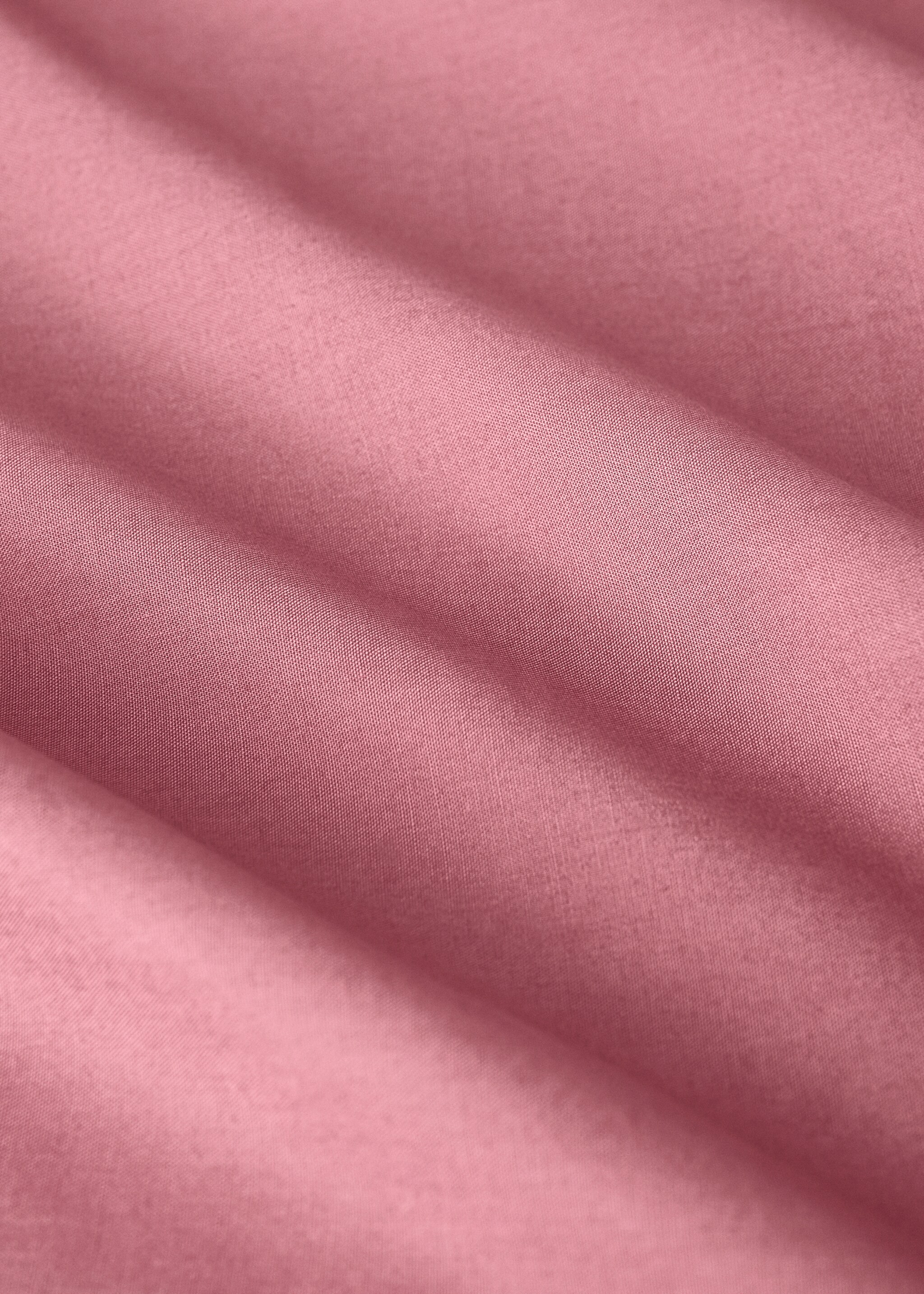 Wendbares Oberlaken aus Baumwoll-Perkal mit Kontrastpaspel, 90 cm Bett - Detail des Artikels 2, Rosa. Ref: 17021586-00.