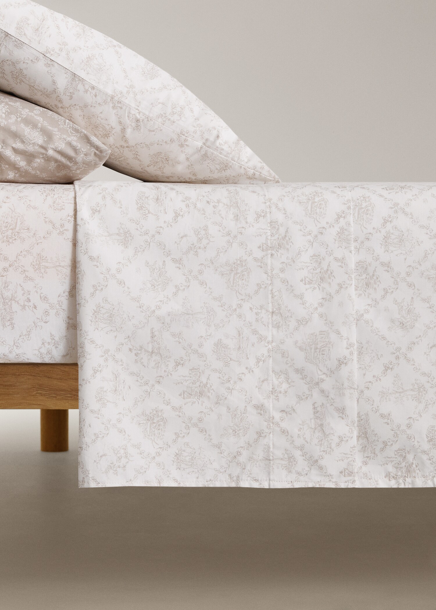Sábana encimera infantil algodón percal toile jouy cama 90 cm - Article sense model