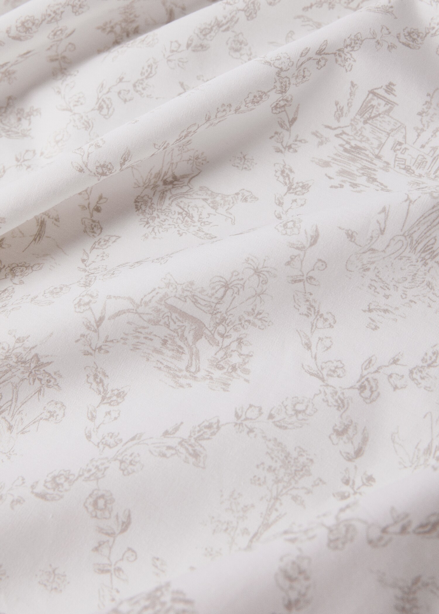 Sábana encimera infantil algodón percal toile jouy cama 90 cm - Detall de l'article 2
