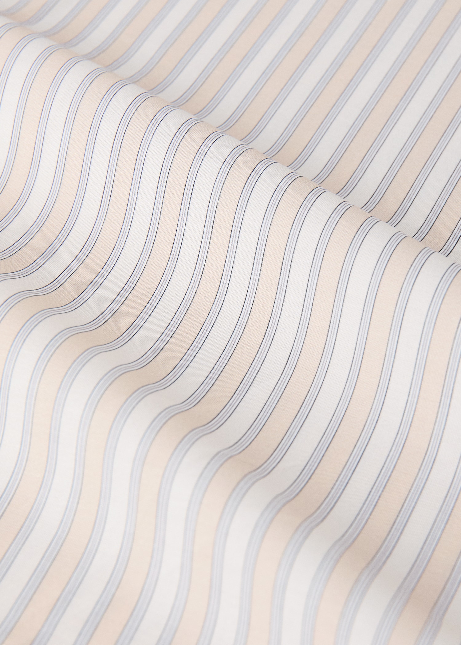 Children's top sheet in cotton percale with fine stripe print for a 90 cm bed - Details of the article 2