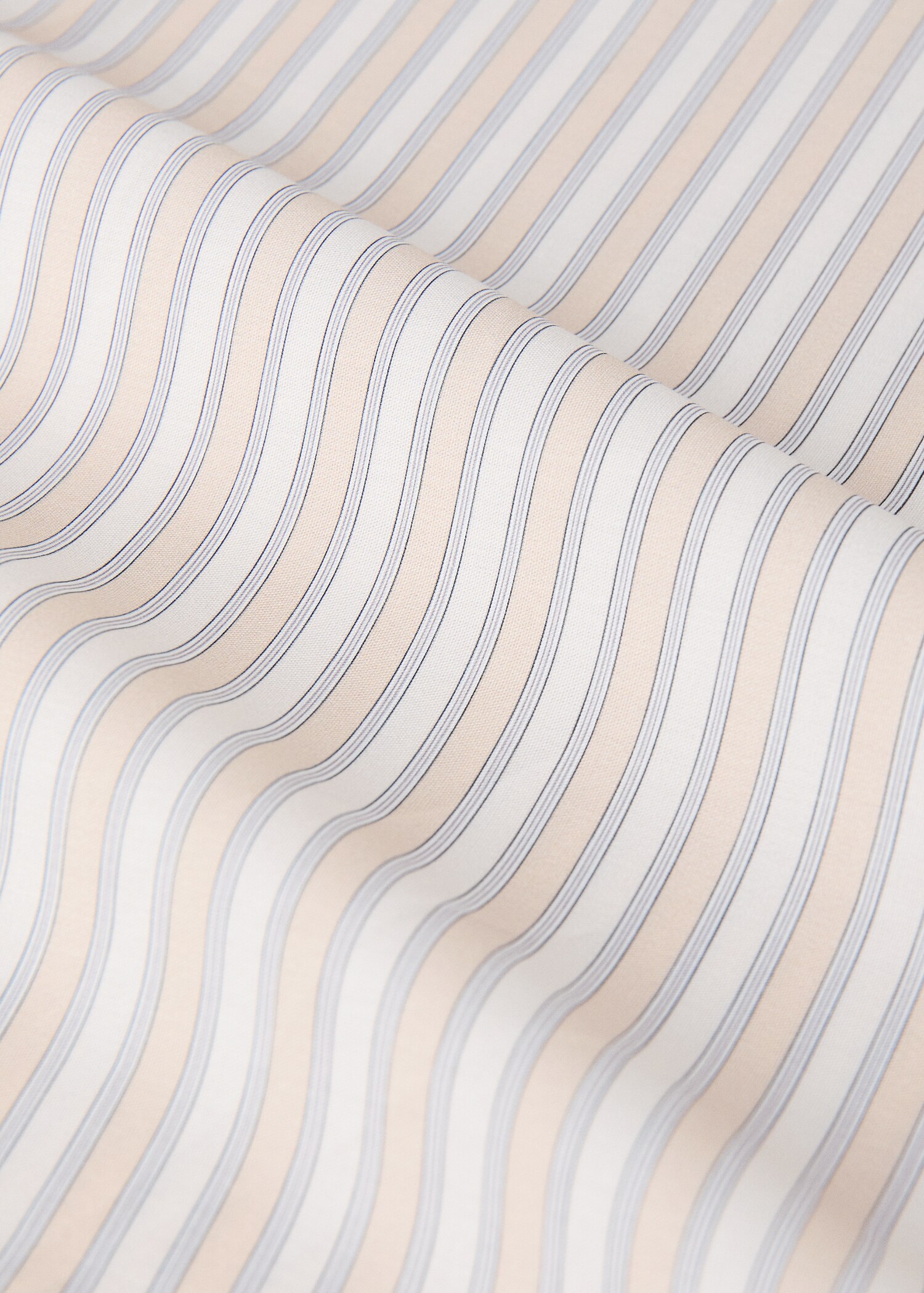 Children's top sheet, cotton percale, fine stripe print, bed 135/140 cm - Details of the article 2