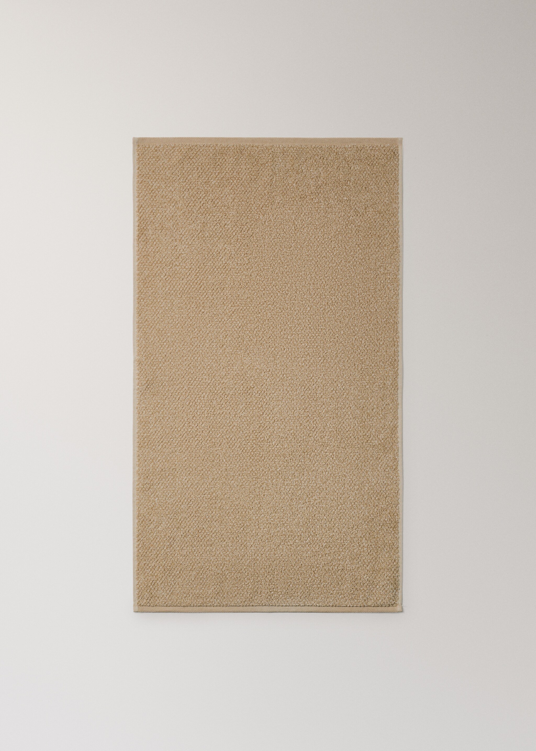 Serviette de toilette en coton mélangé bicolore - Détail de l'article 4, Jaune. Ref: 17021594-00.