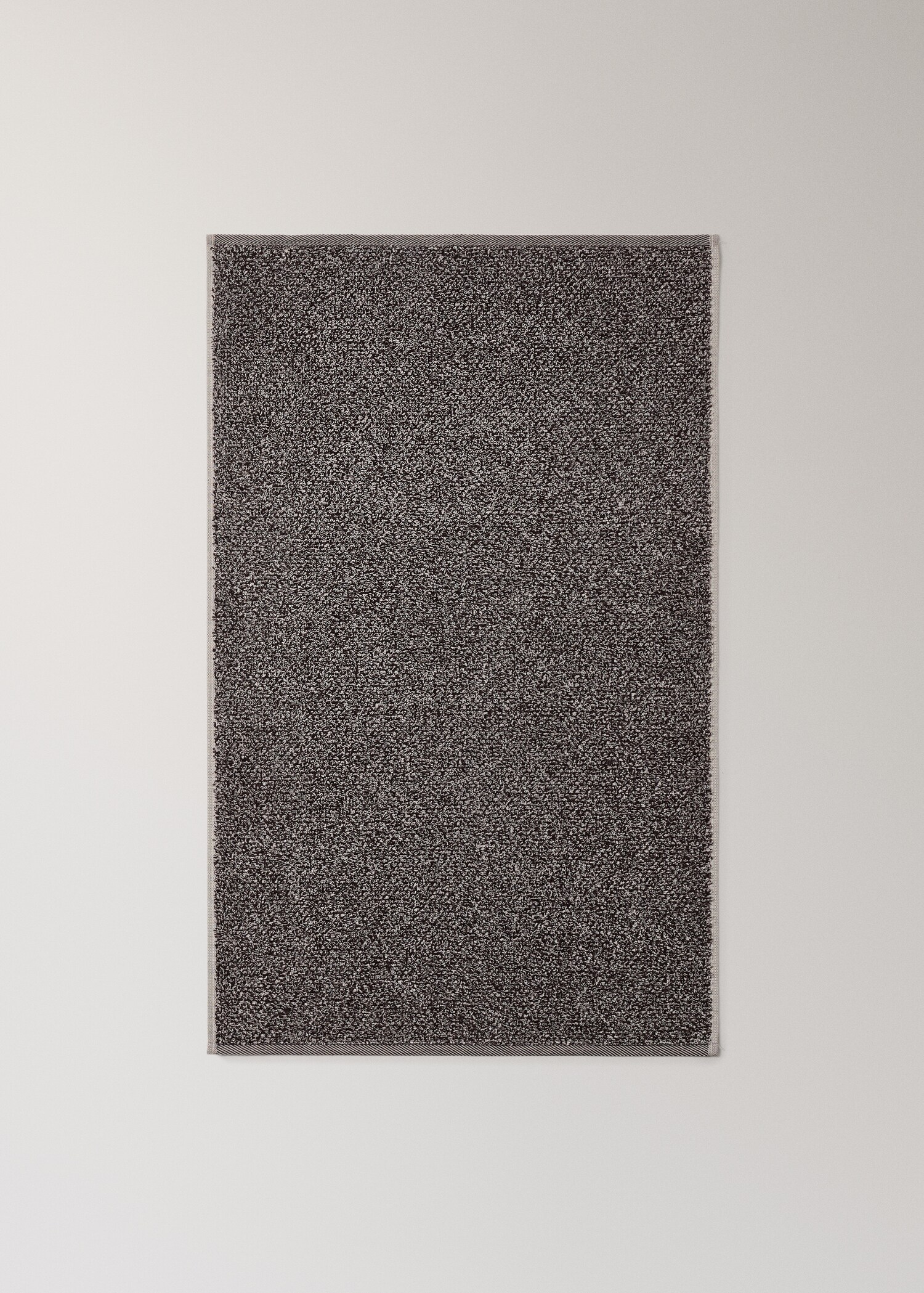 Two-tone melange cotton hand towel - Details of the article 4