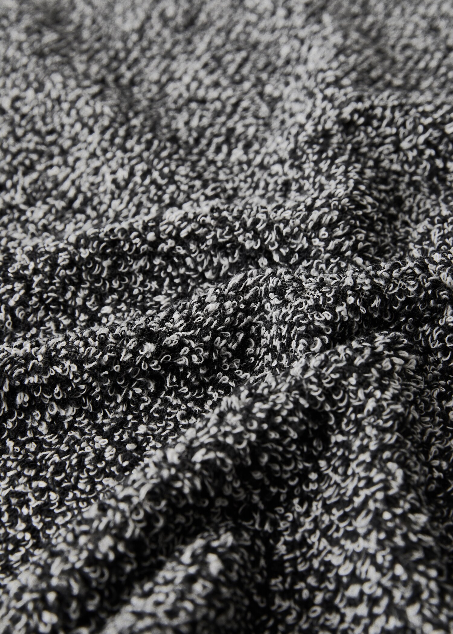 Cotton-blend two-tone washbasin towel - Details of the article 1