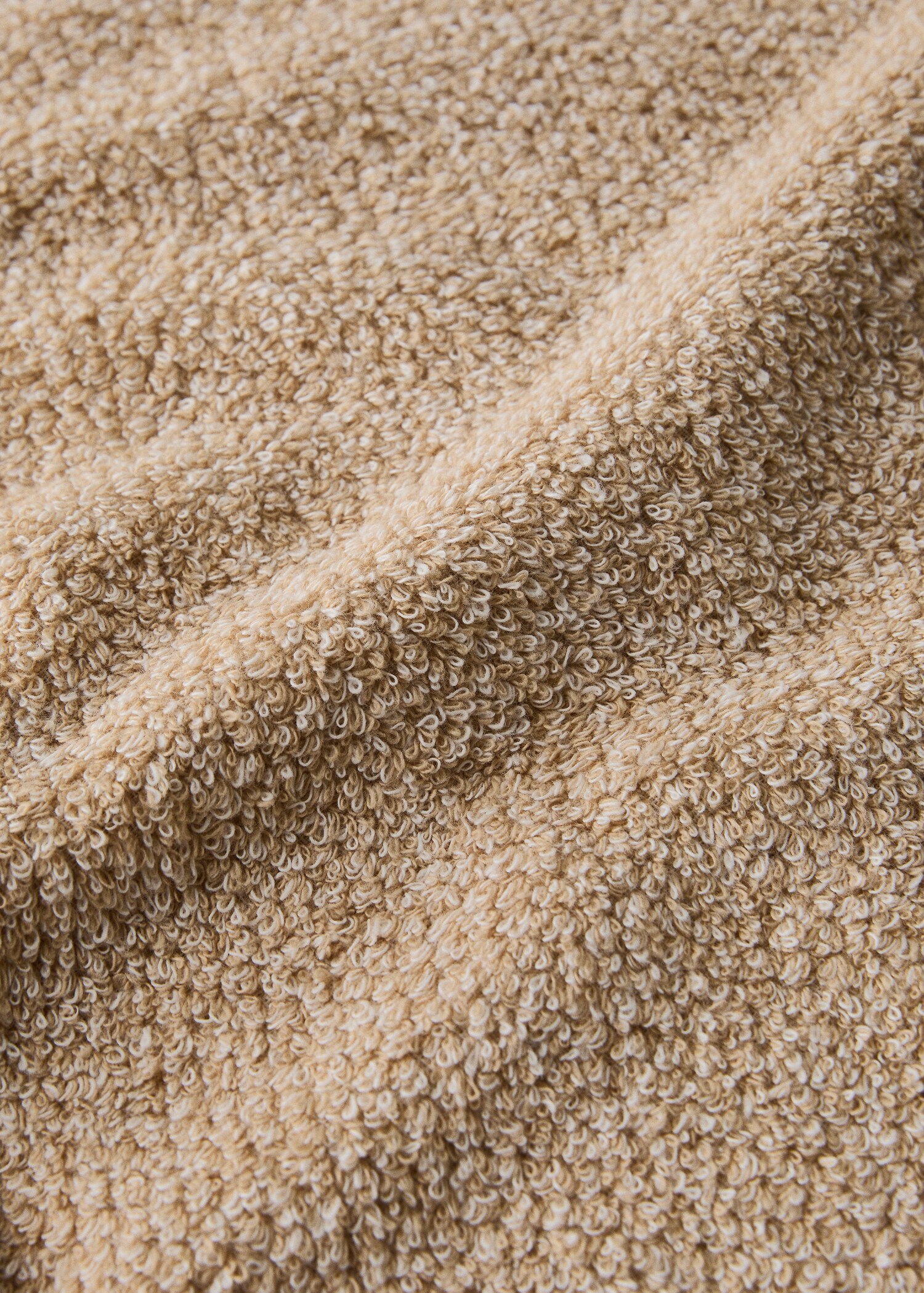 Cotton-blend two-tone bath towel - Details of the article 1