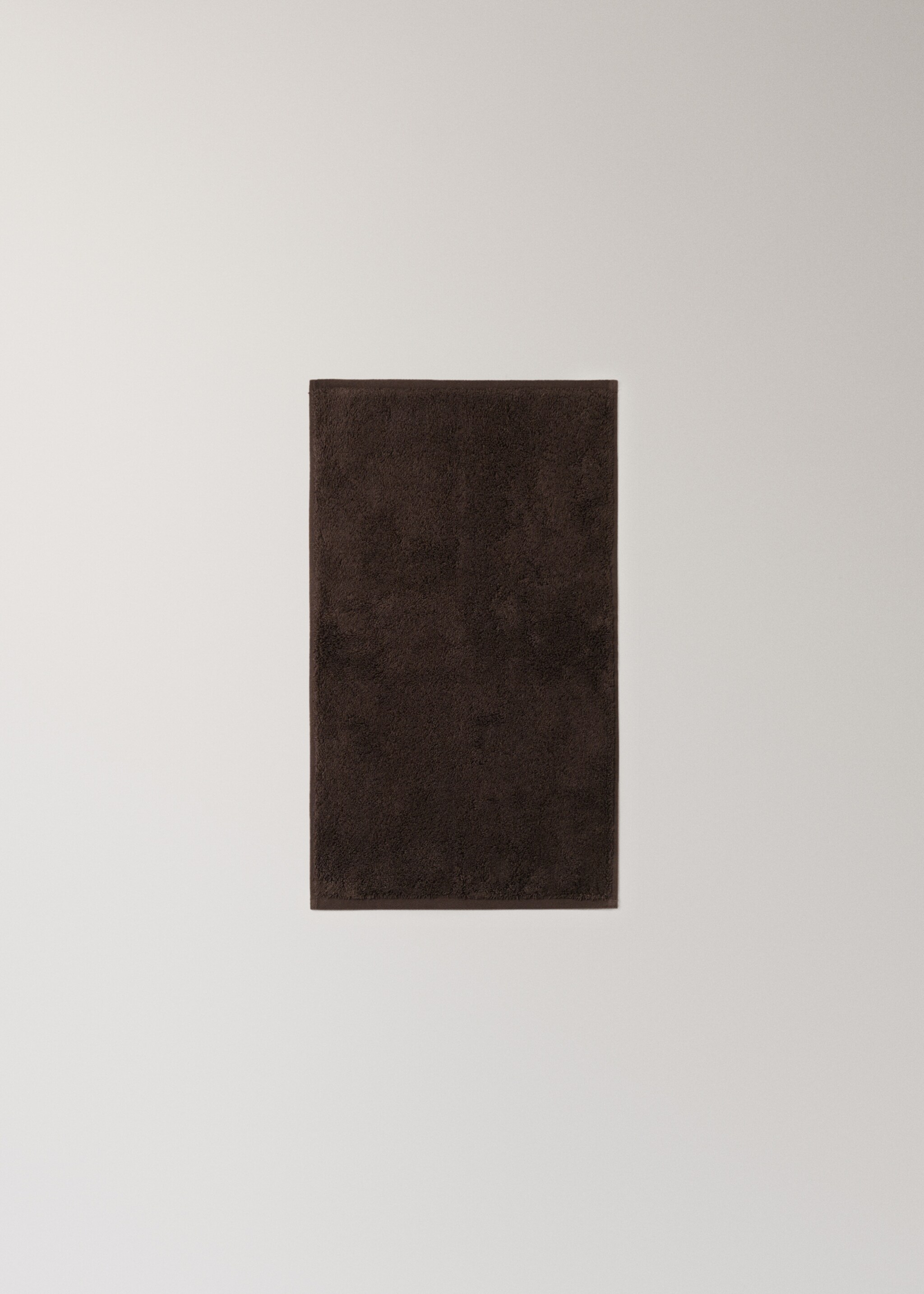 Soft cotton towel - Details of the article 4, Chocolate. Ref: 17021596-00.