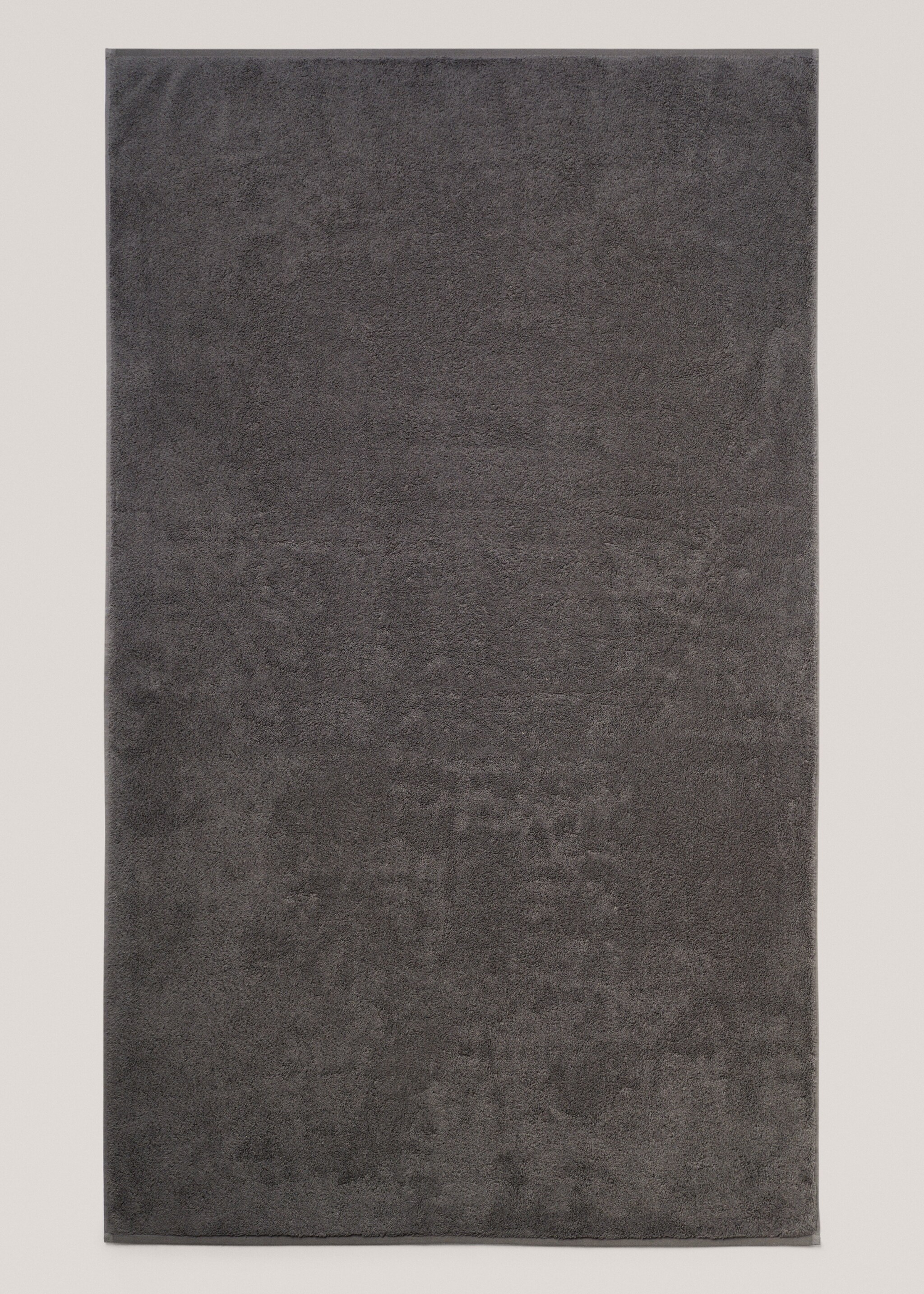 Soft cotton washbasin towel - Details of the article 4, Ecru. Ref: 17021597-00.