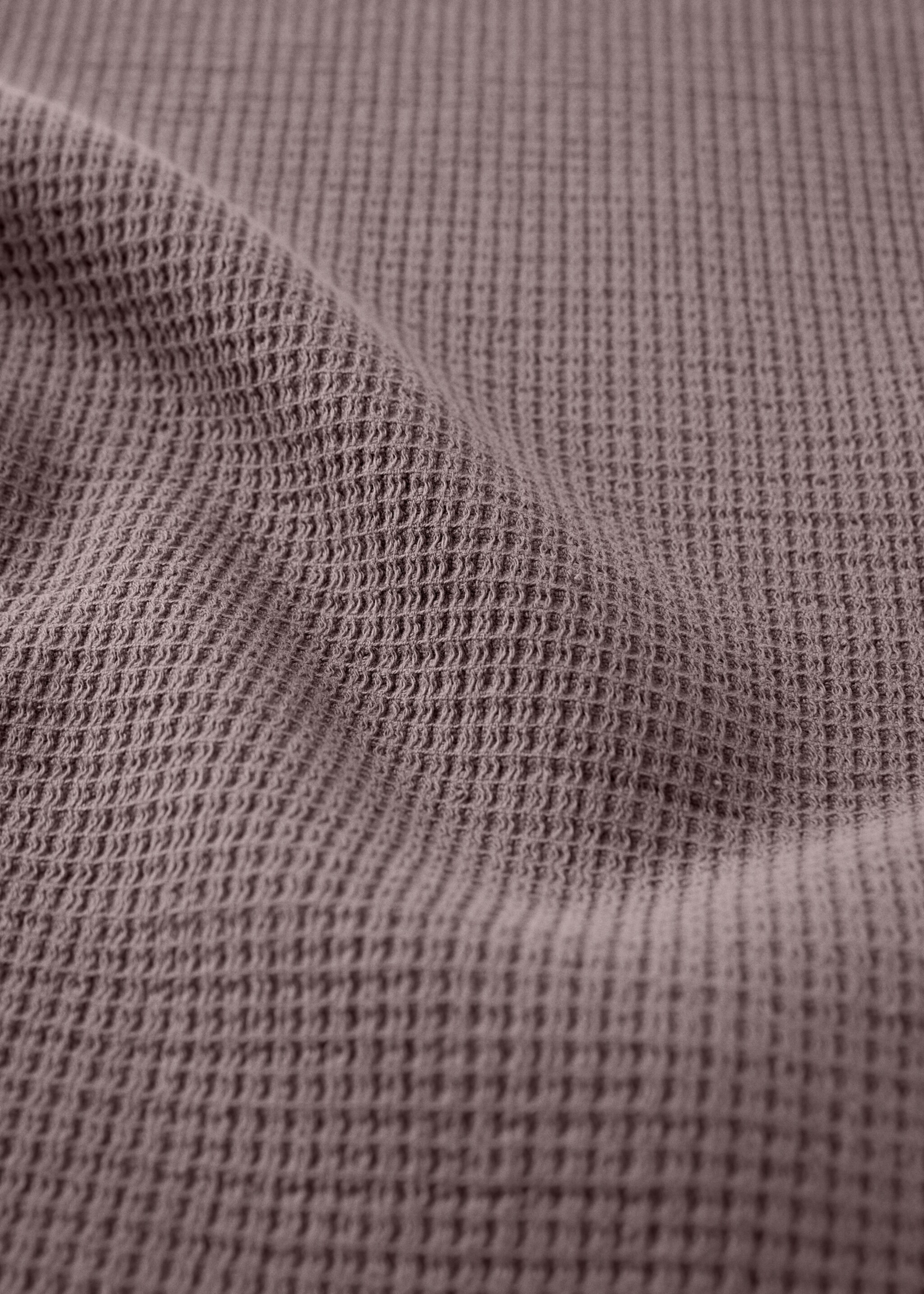 Reversible Baumwoll-Handtuch für das Gästebad - Detail des Artikels 2, Brombeere. Ref: 17021599-00.