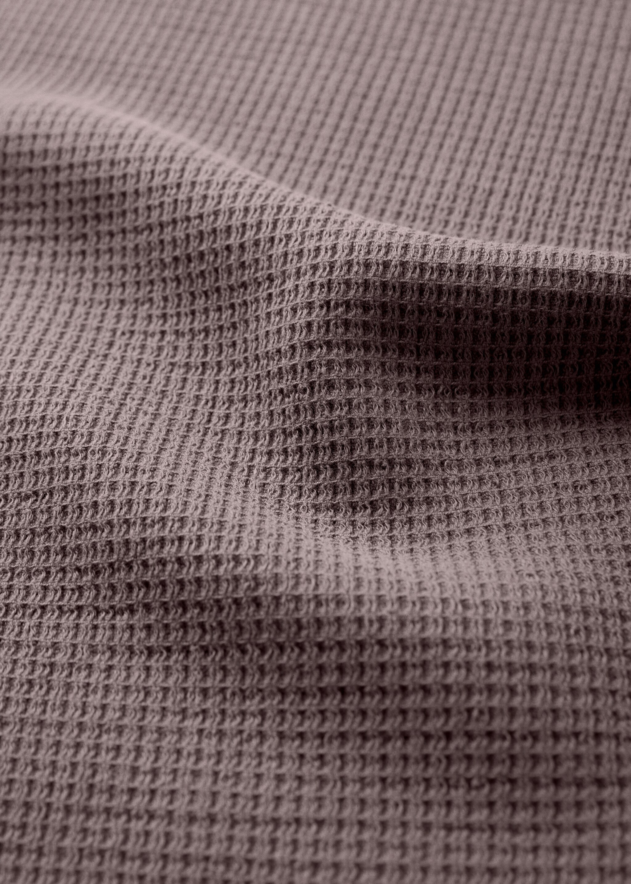 Reversible cotton washbasin towel - Details of the article 2, Blackberry. Ref: 17021600-00.