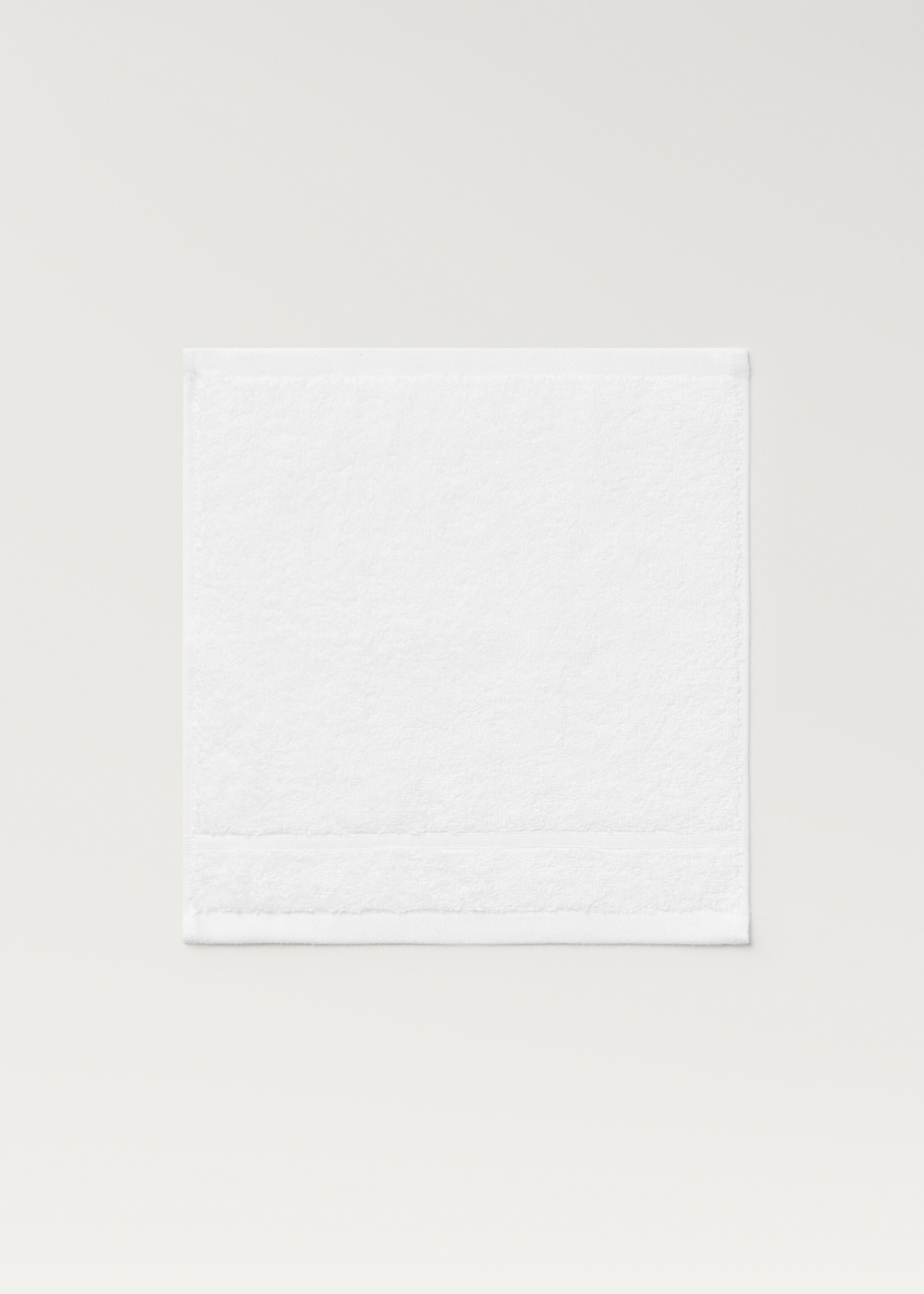 Pack of 3 cotton terry towels - Article without model, White. Ref: 17021609-00.