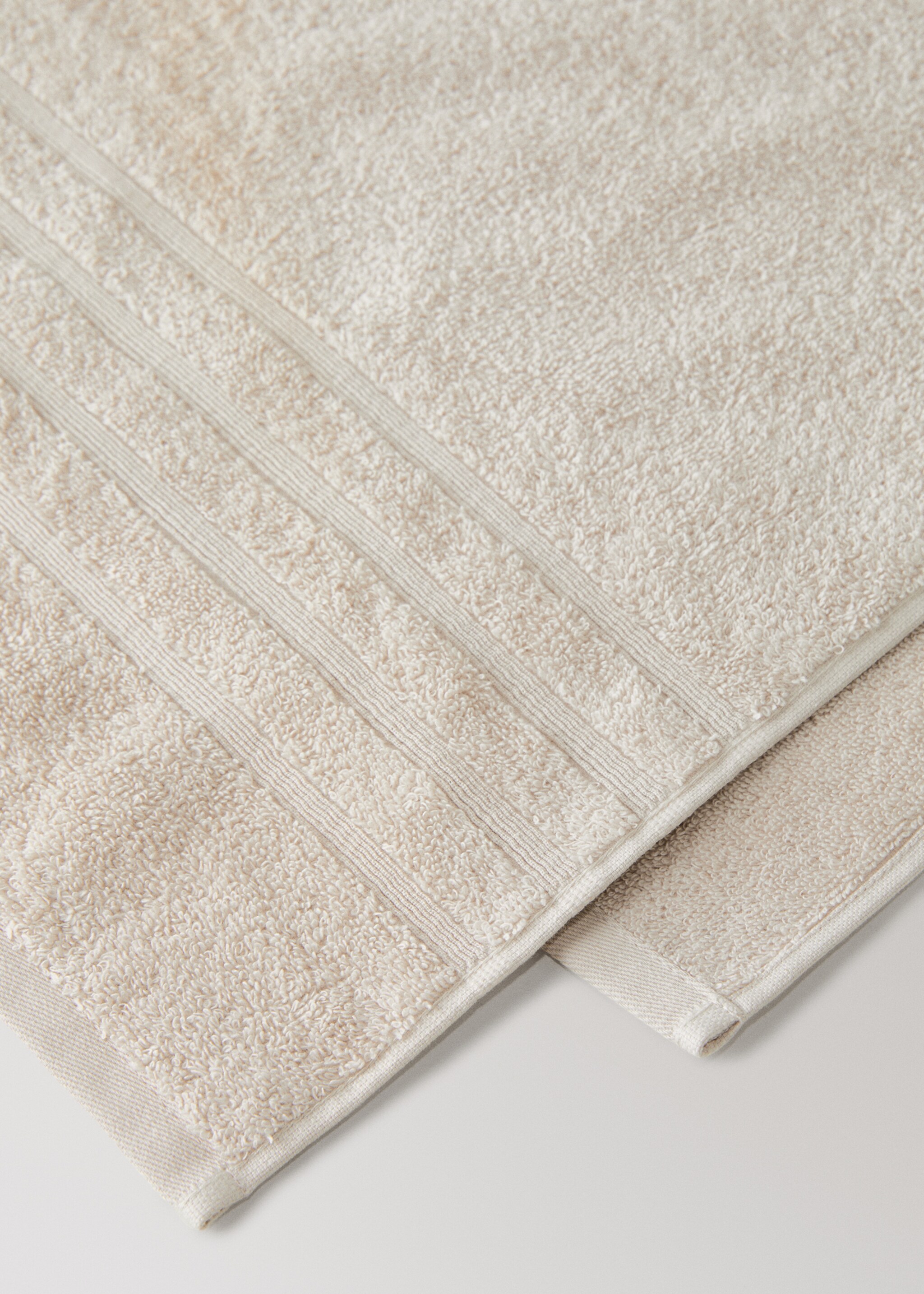 Serviette de bain coton - Détail de l'article 1, Sable. Ref: 17021613-00.