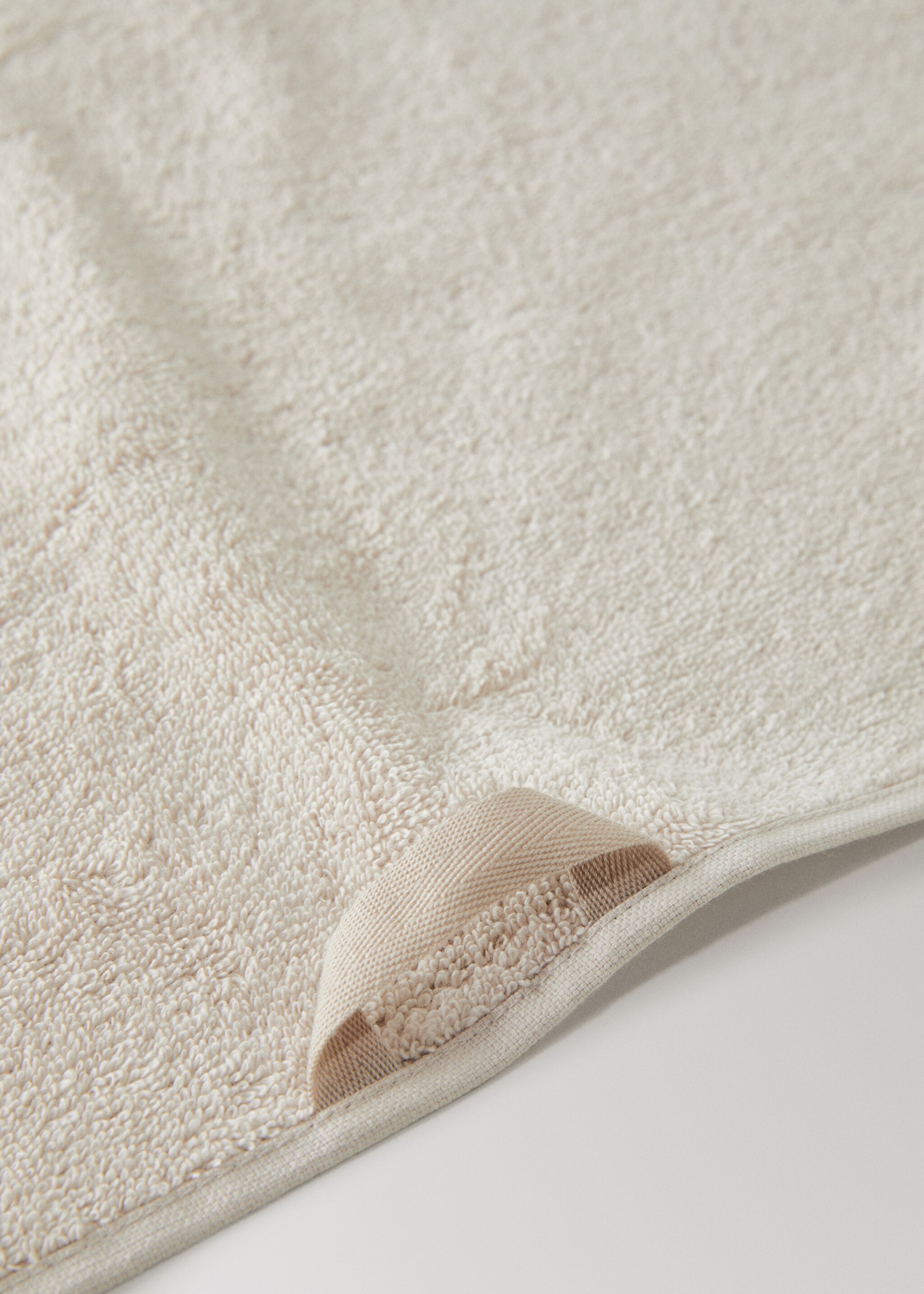 Serviette de bain coton - Détail de l'article 2, Sable. Ref: 17021613-00.