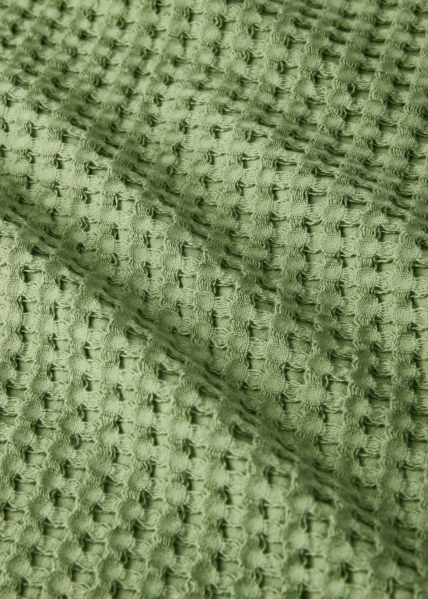 Children's cotton waffle washcloth - Details of the article 3