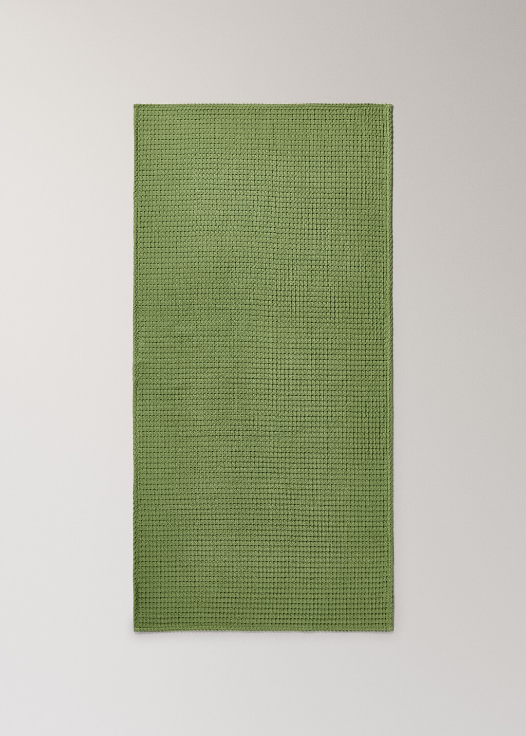 Children's waffle cotton shower towel