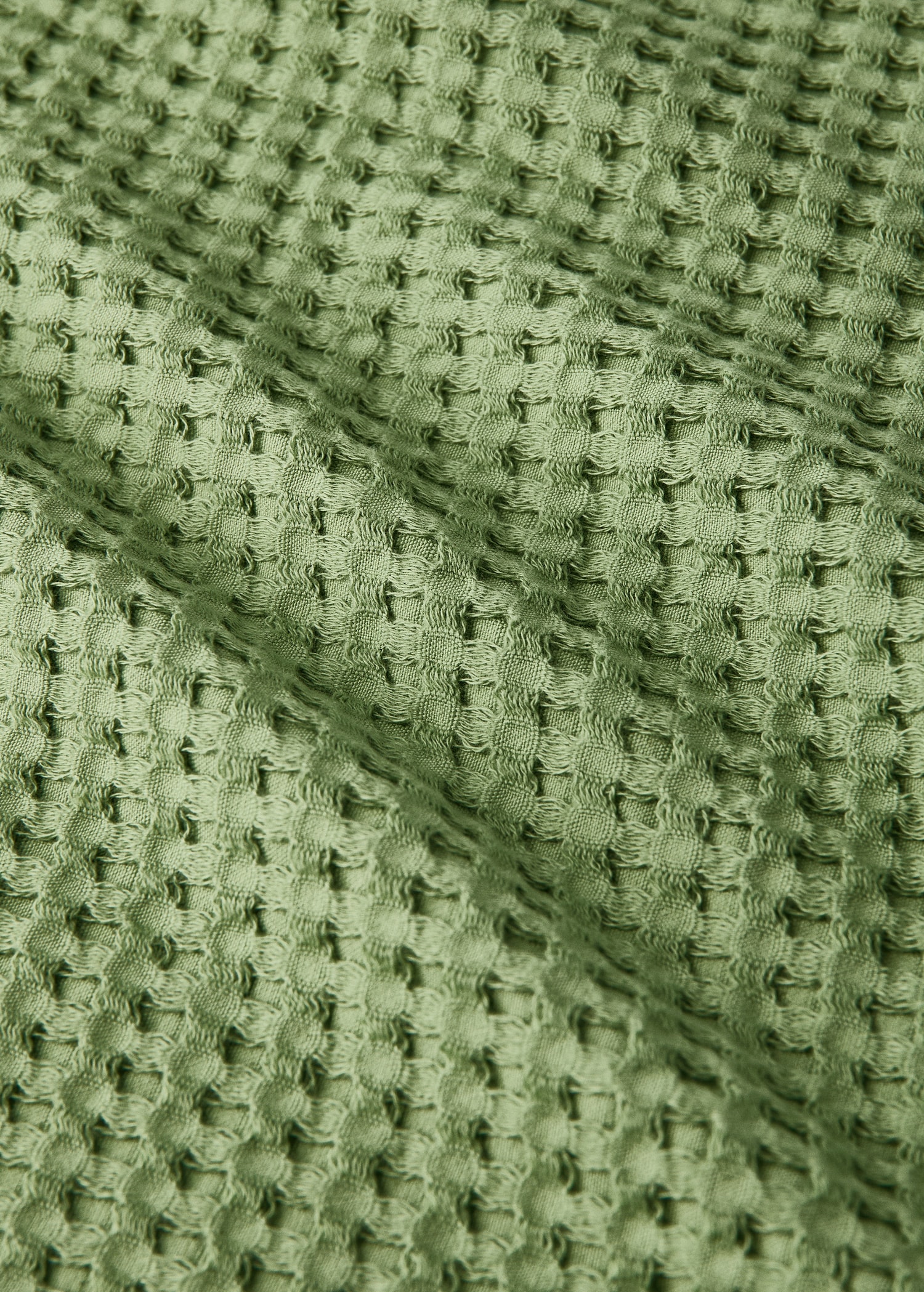 Children's waffle cotton bathrobe - Details of the article 2
