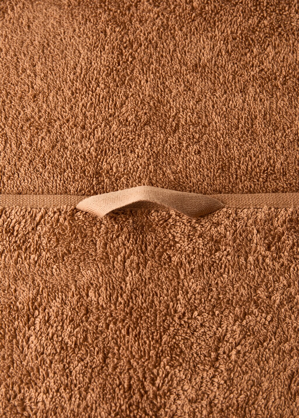 Children's cotton bath towel with multi-colored pom-poms