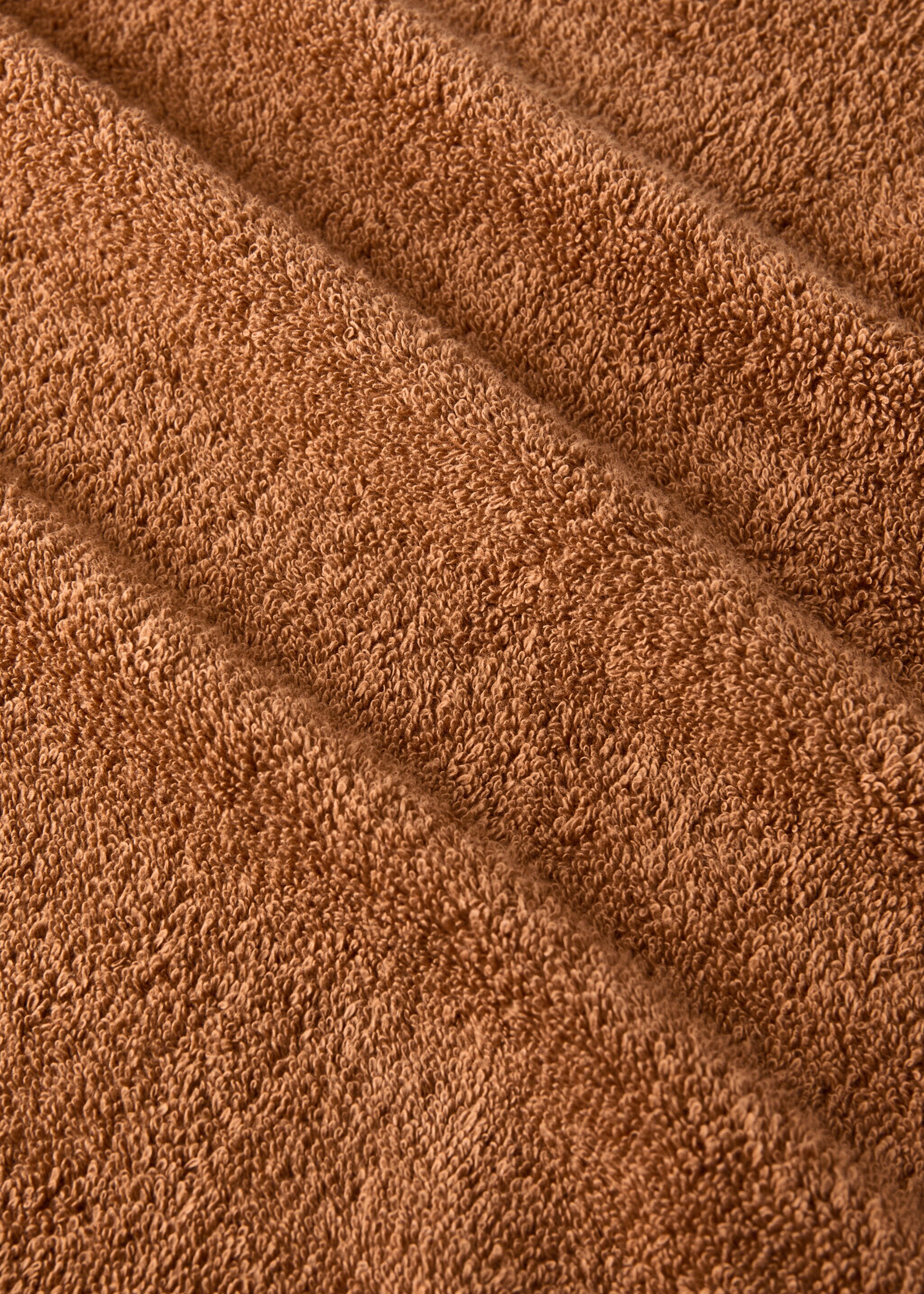 Children's shower towel, cotton, multicolored pompoms - Details of the article 3, Brown. Ref: 17021629-00.