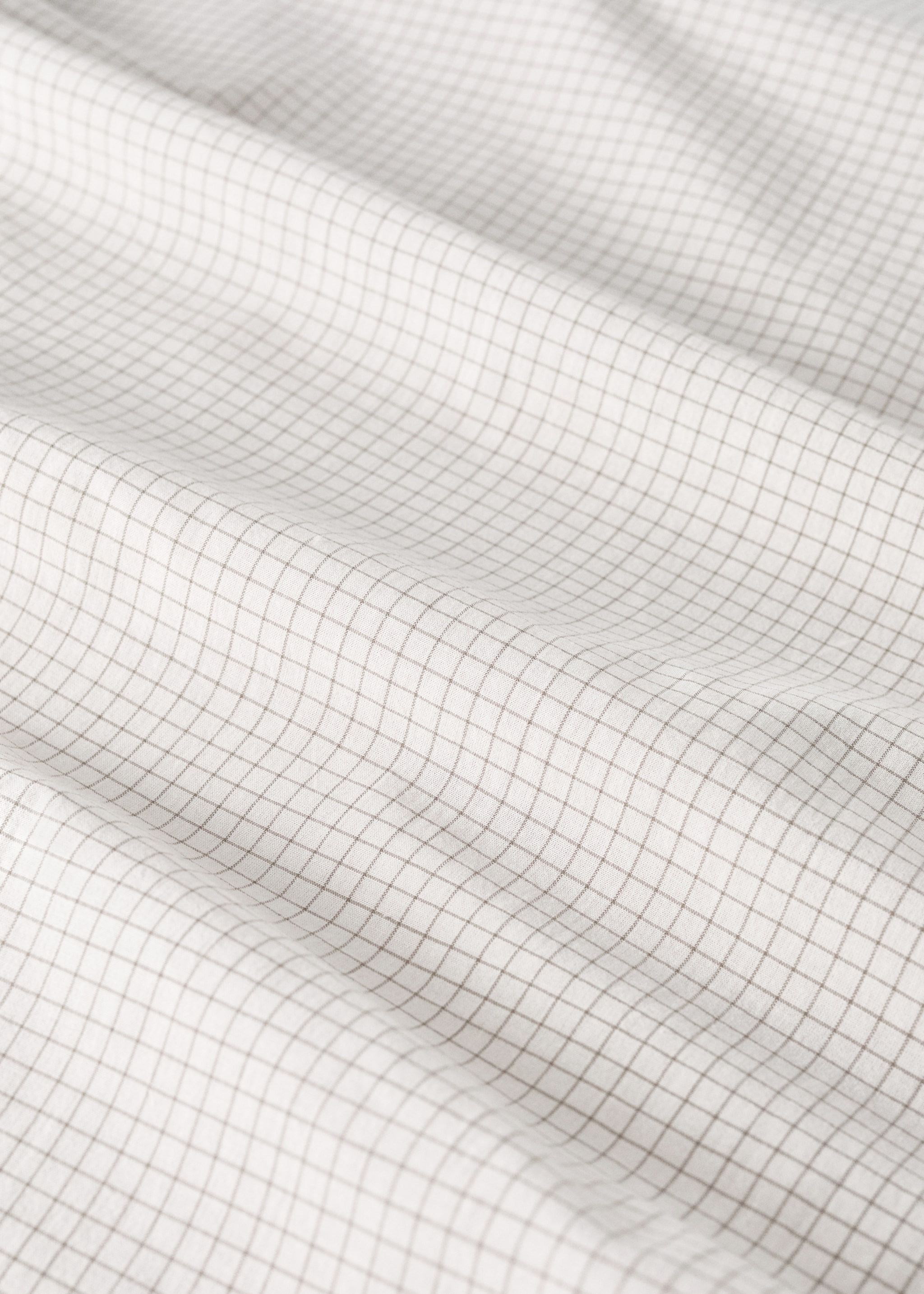 Children's cotton check towel - Details of the article 2, Medium Brown. Ref: 17021632-00.