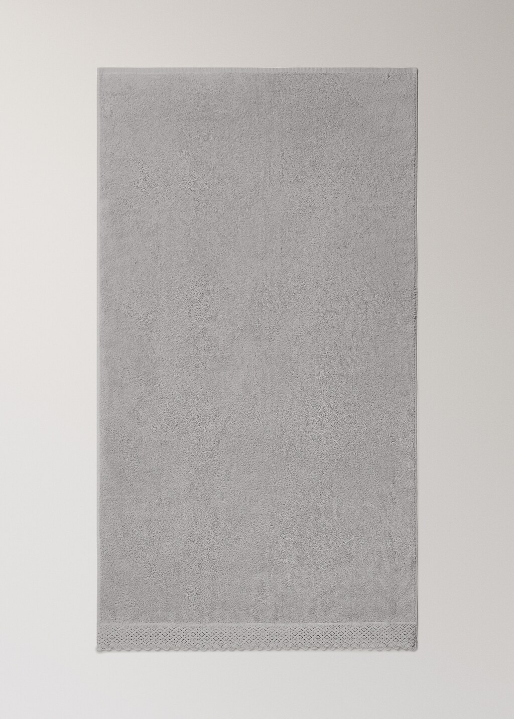 Cotton lace bath towel