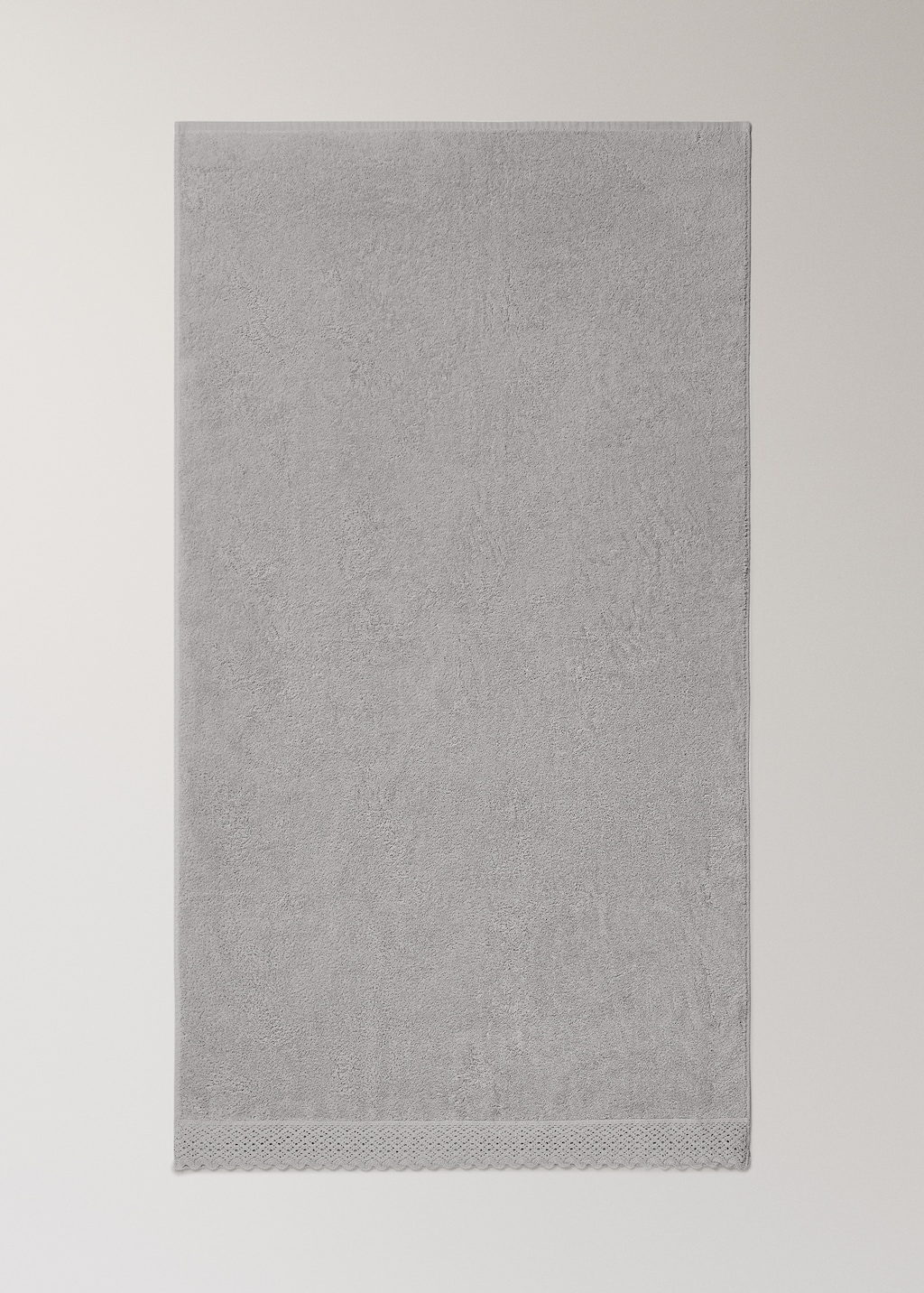 Cotton lace bath towel