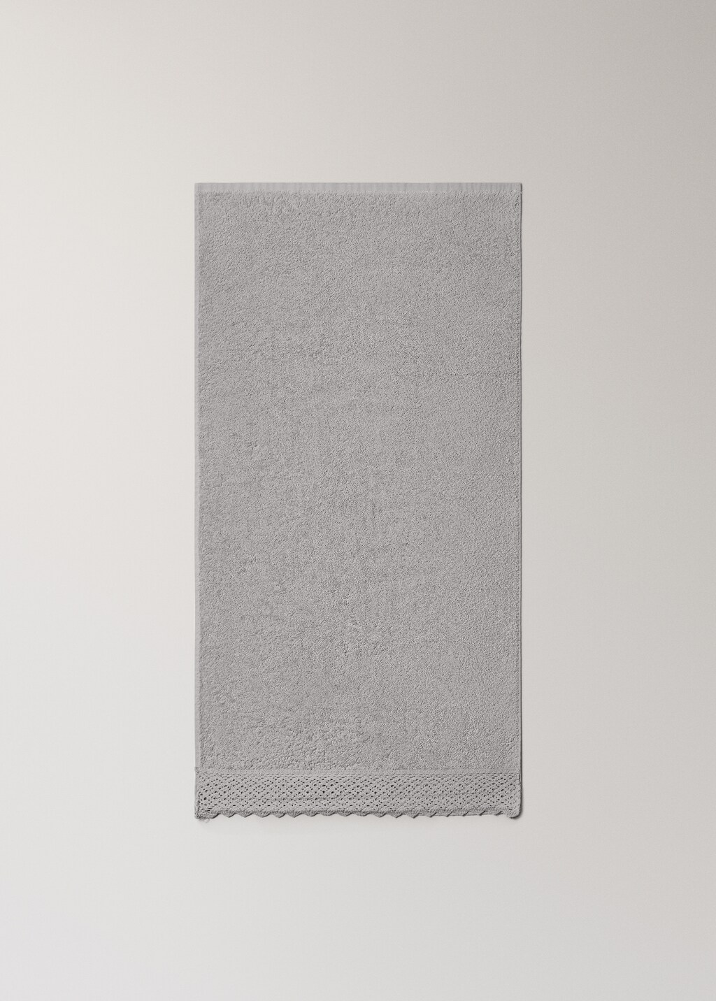 100% cotton lace washbasin towel