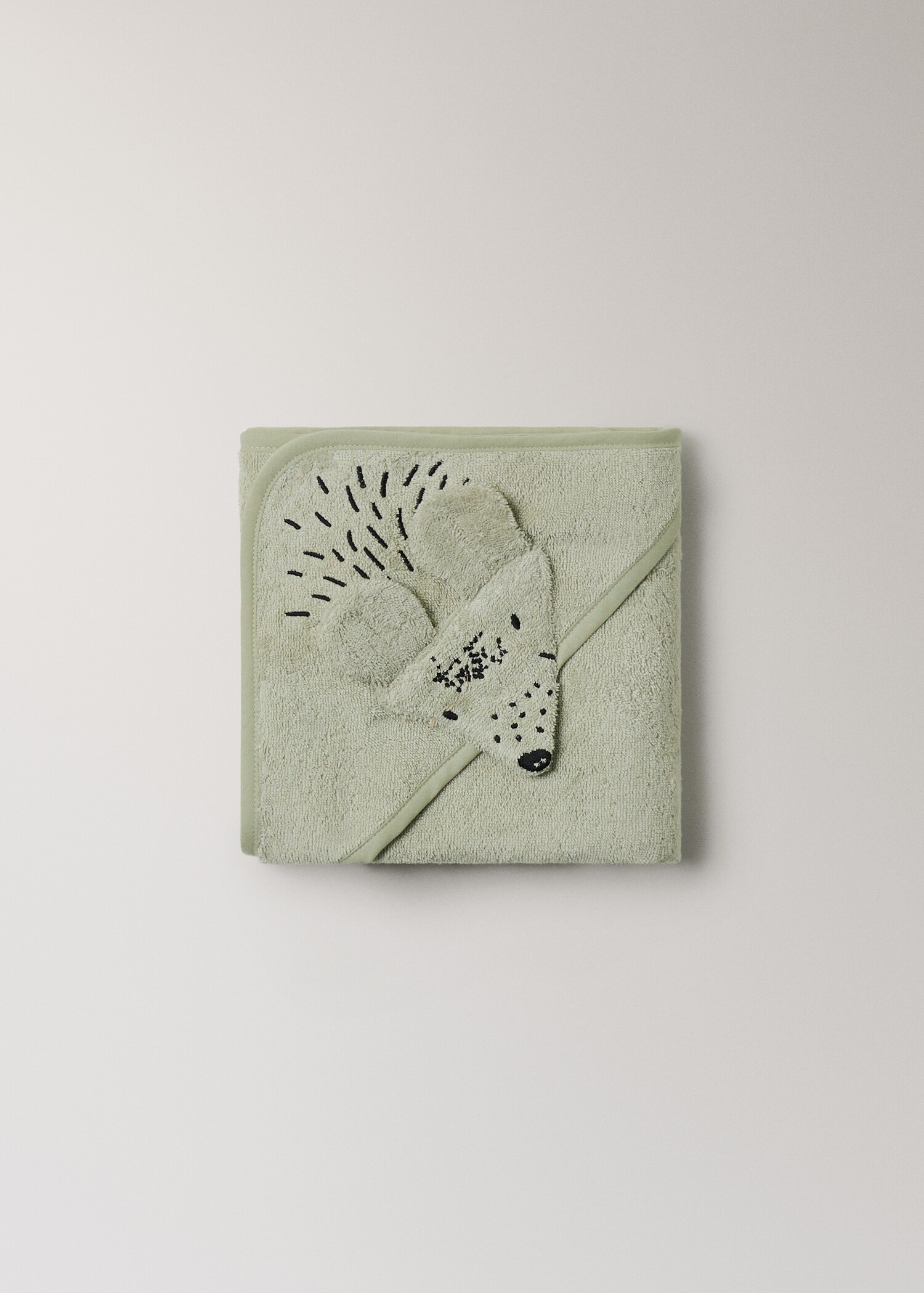 Children's bath cape with mouse hood detail - Details of the article 3