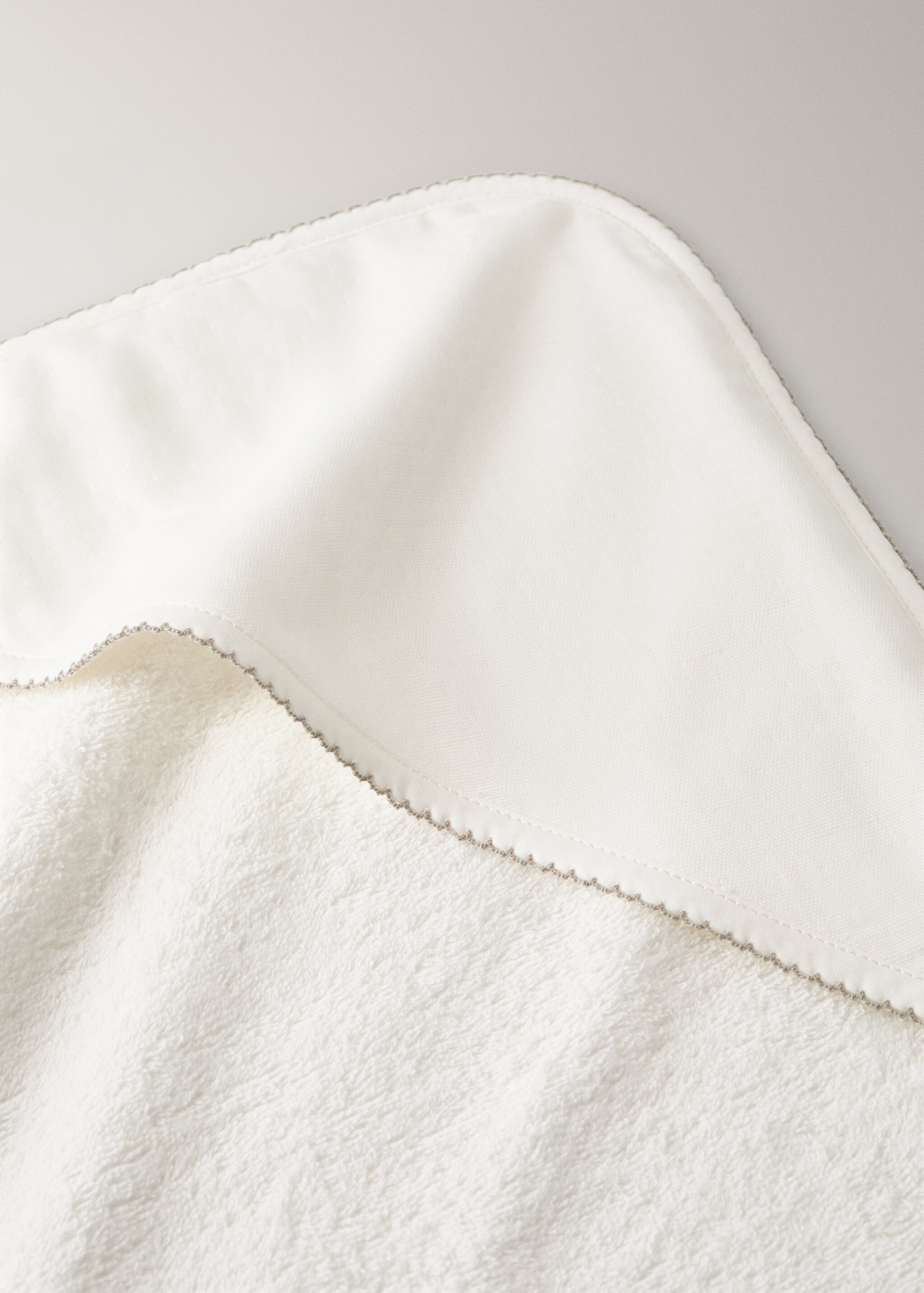 Children's bath poncho - Details of the article 1, Green. Ref: 17021639-00.