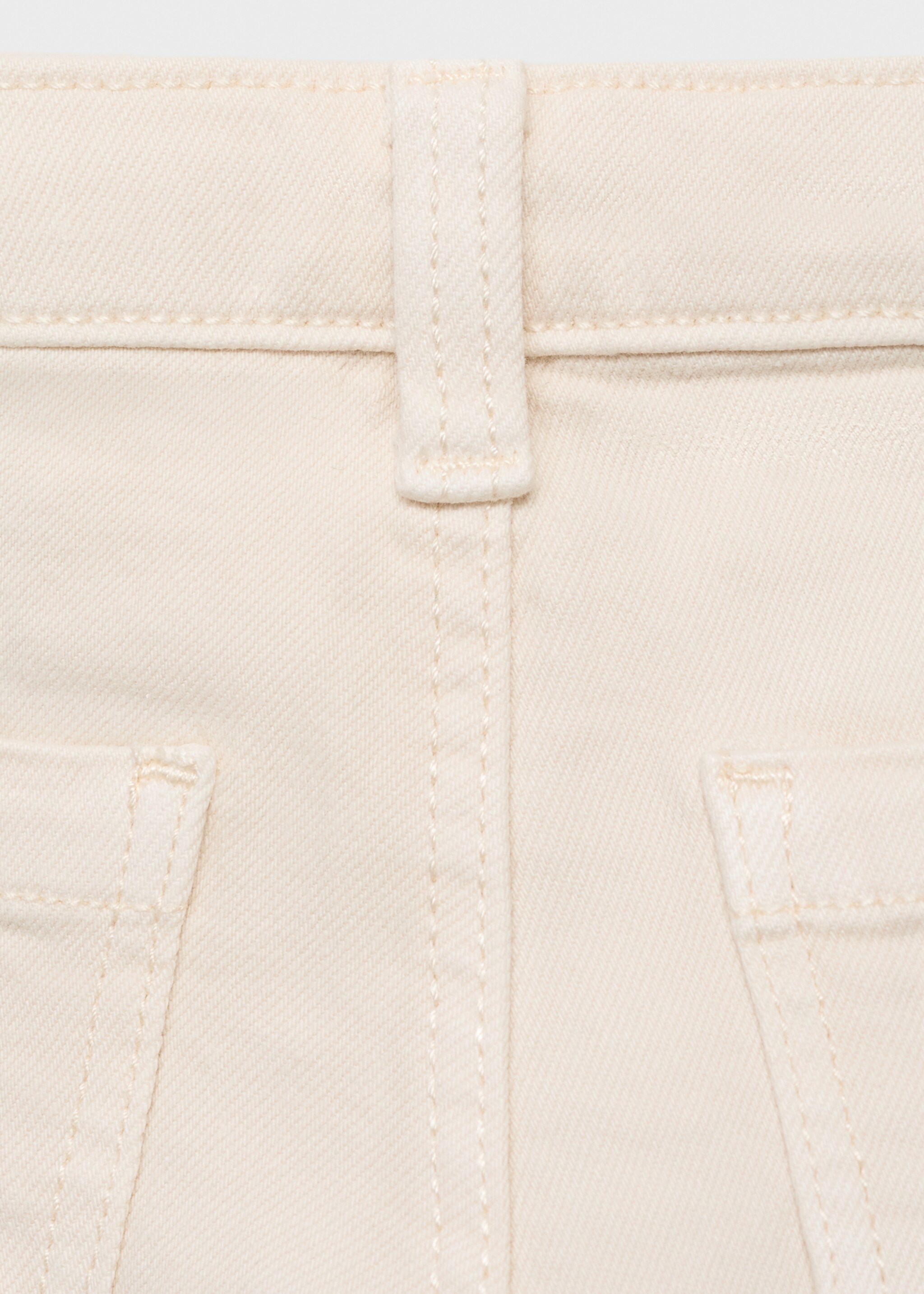 Cotton culotte jeans - Details of the article 0