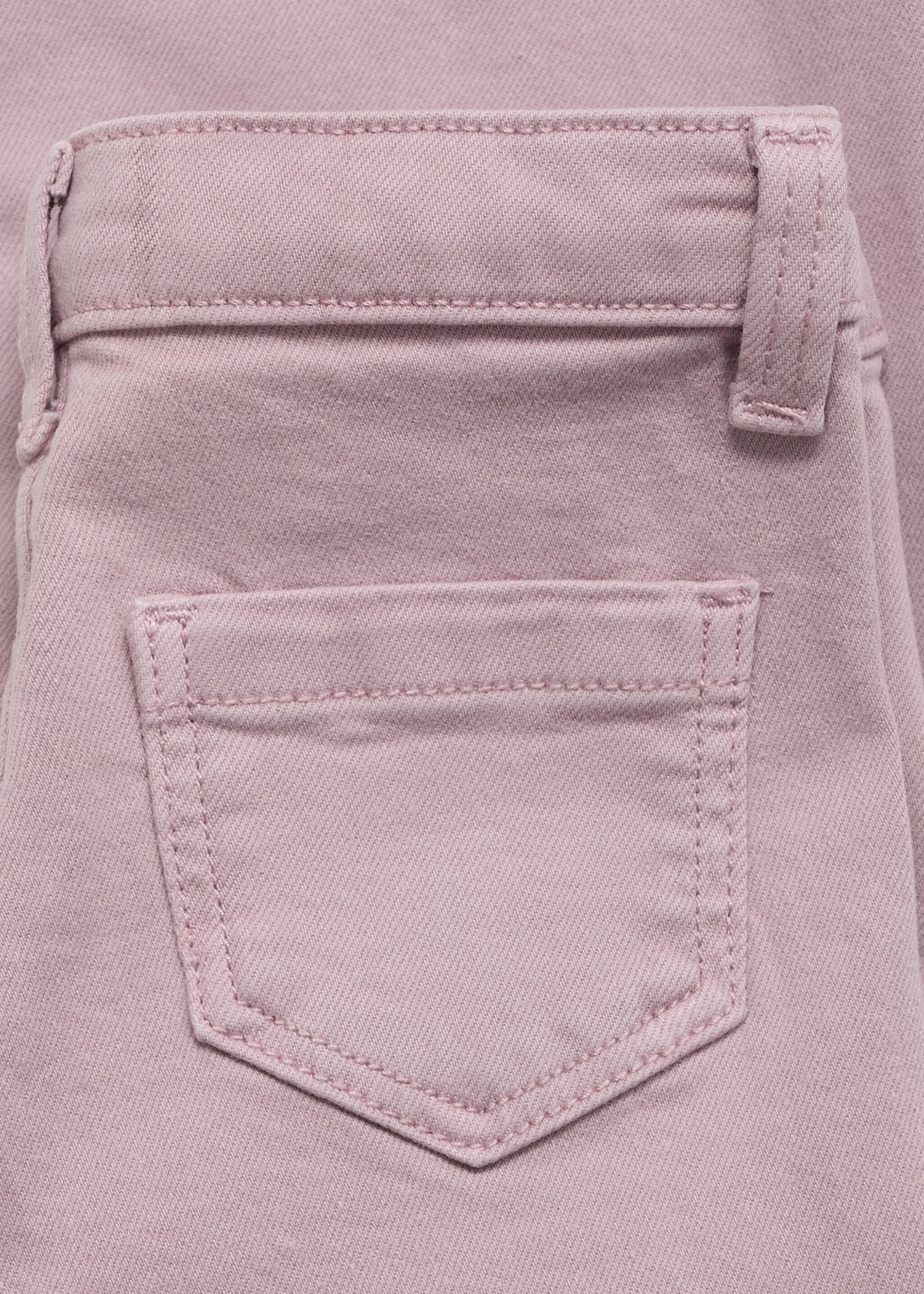 Cotton culotte jeans - Details of the article 0