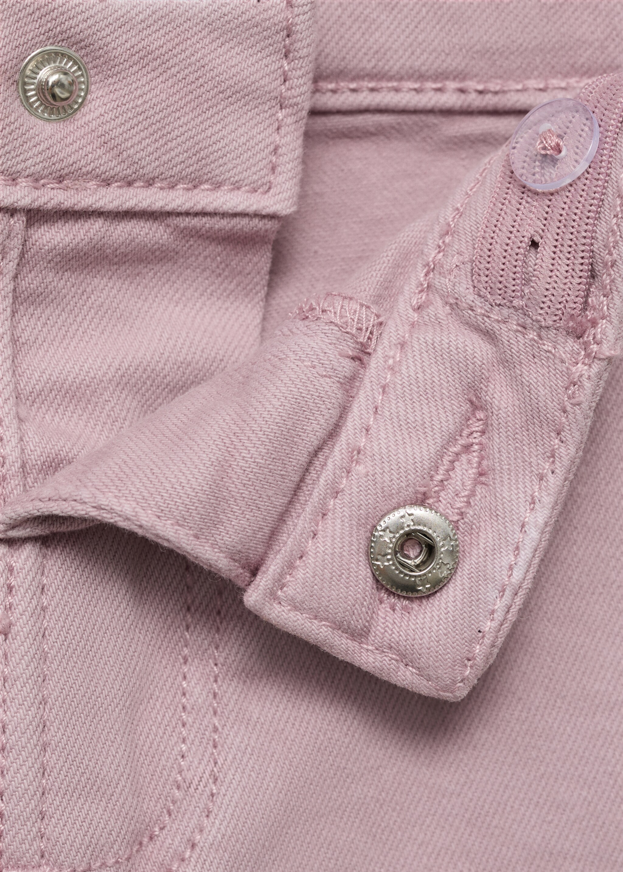 Cotton culotte jeans - Details of the article 8
