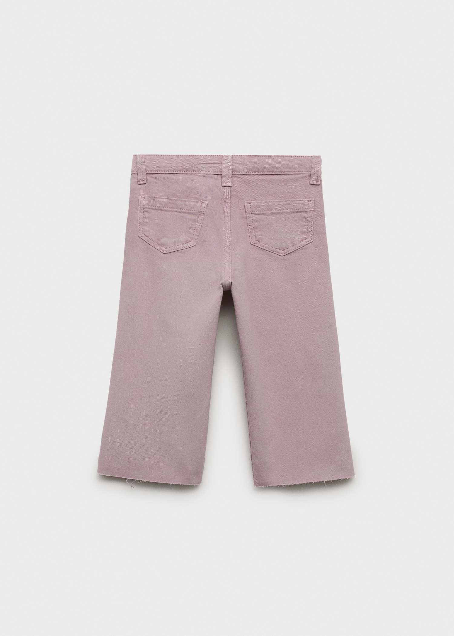 Jeans culotte algodón - Reverso del artículo