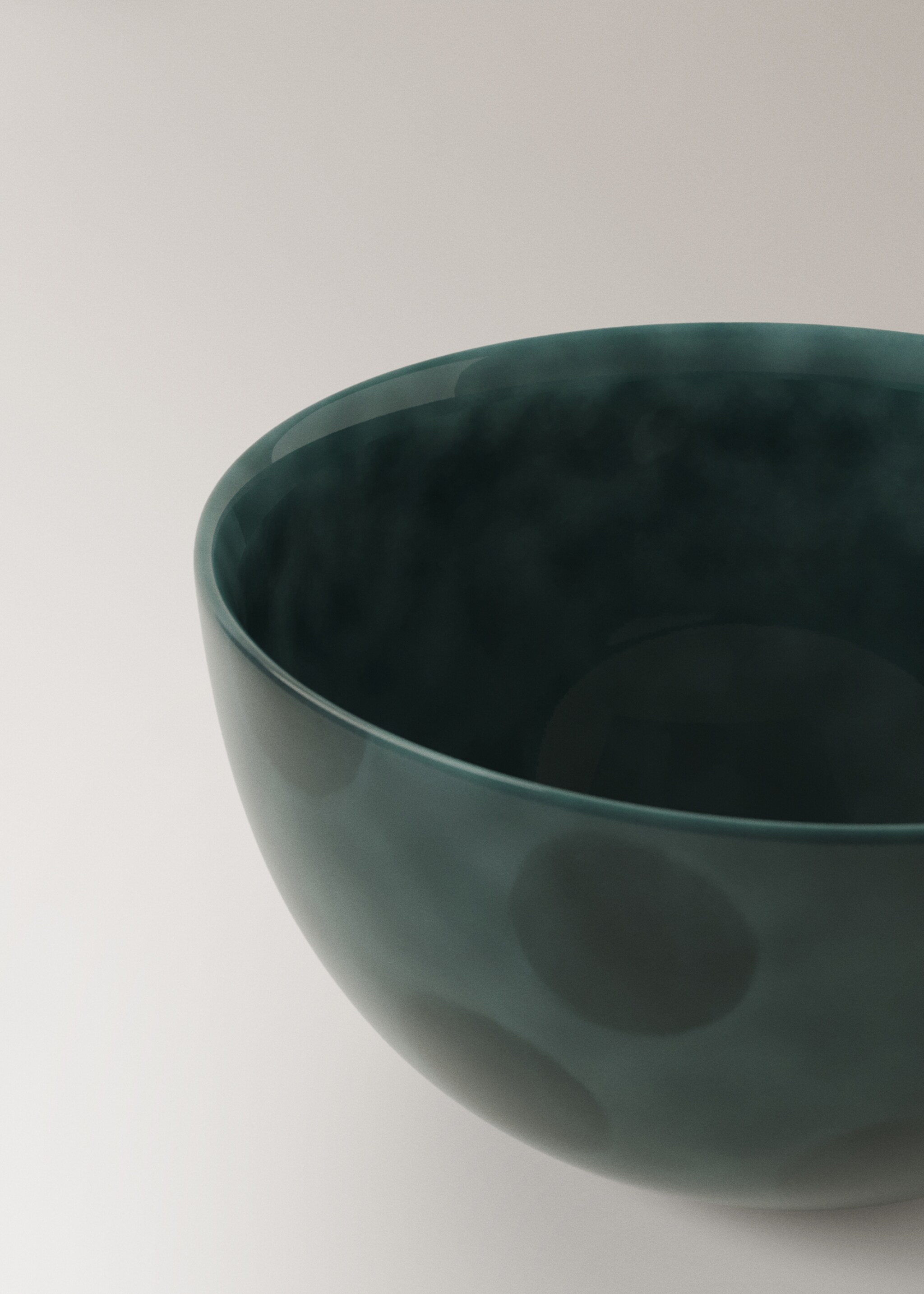 Hand printed dots stoneware bowl - Данни за артикула 1, Въглен. Ref: 17022035-00.