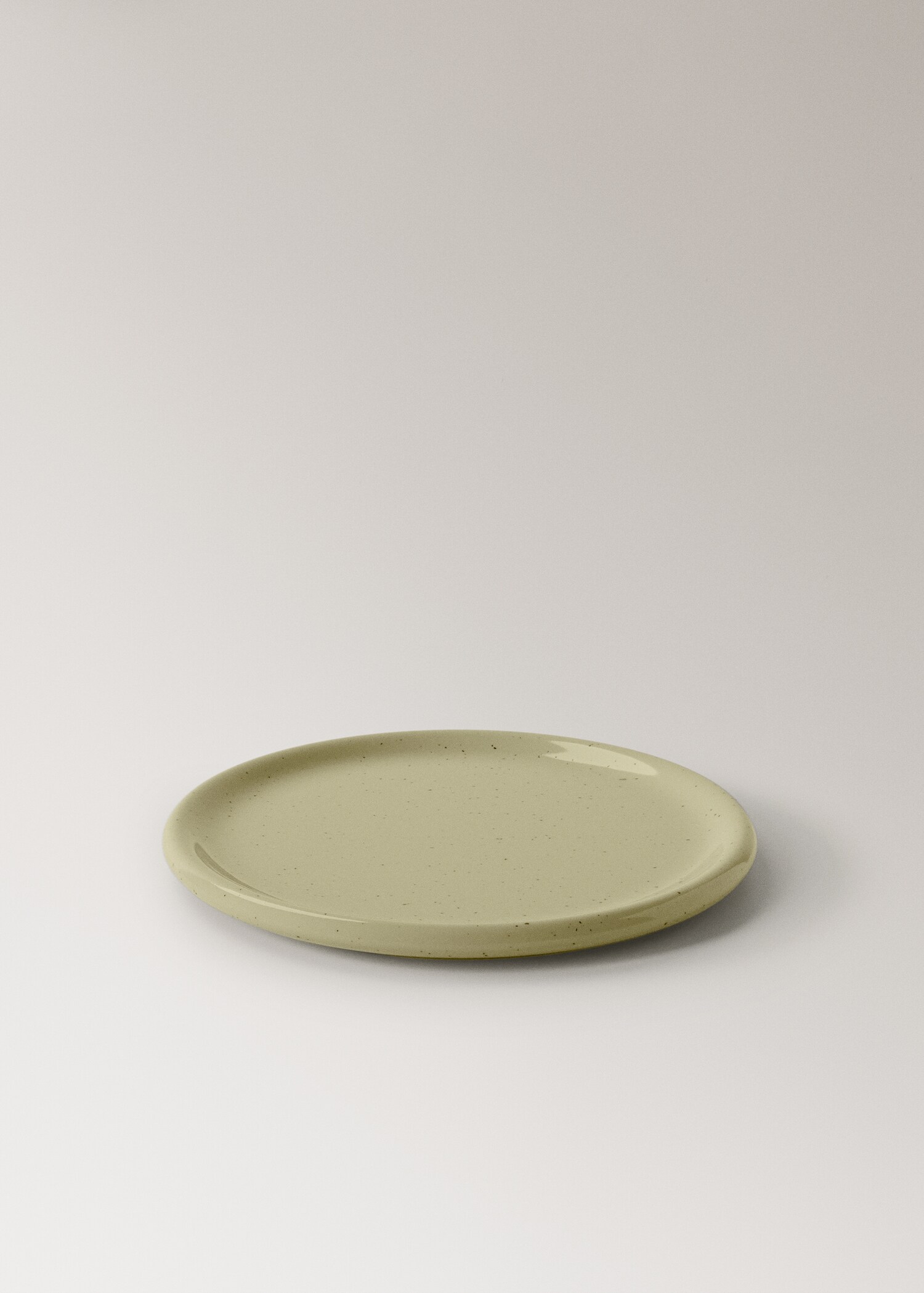 Grey polka dot bread plate - Details of the article 1