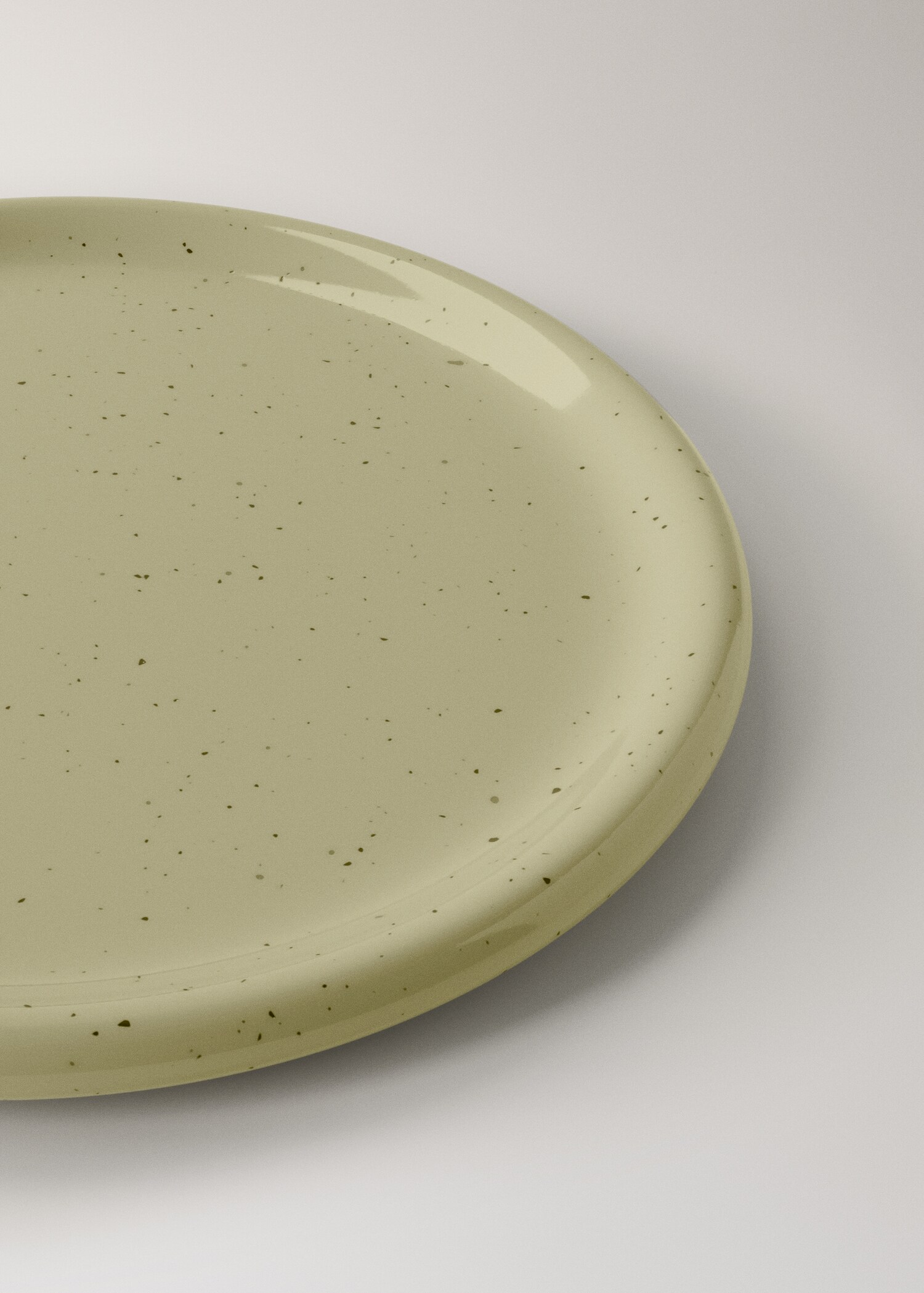 Grey polka dot bread plate - Details of the article 2